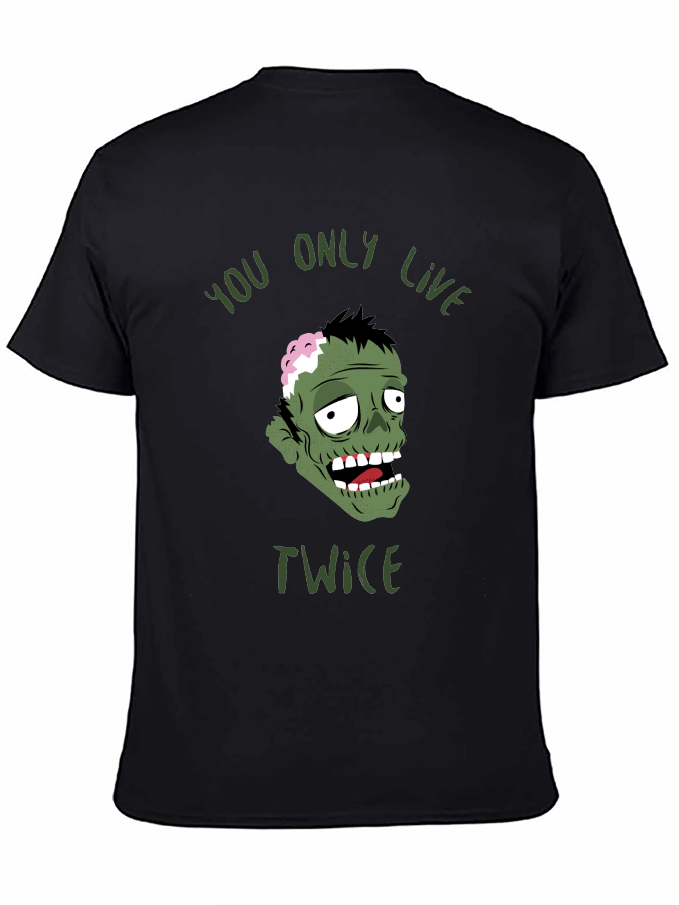 Zombie You Only Live Twice Graphic T-Shirt