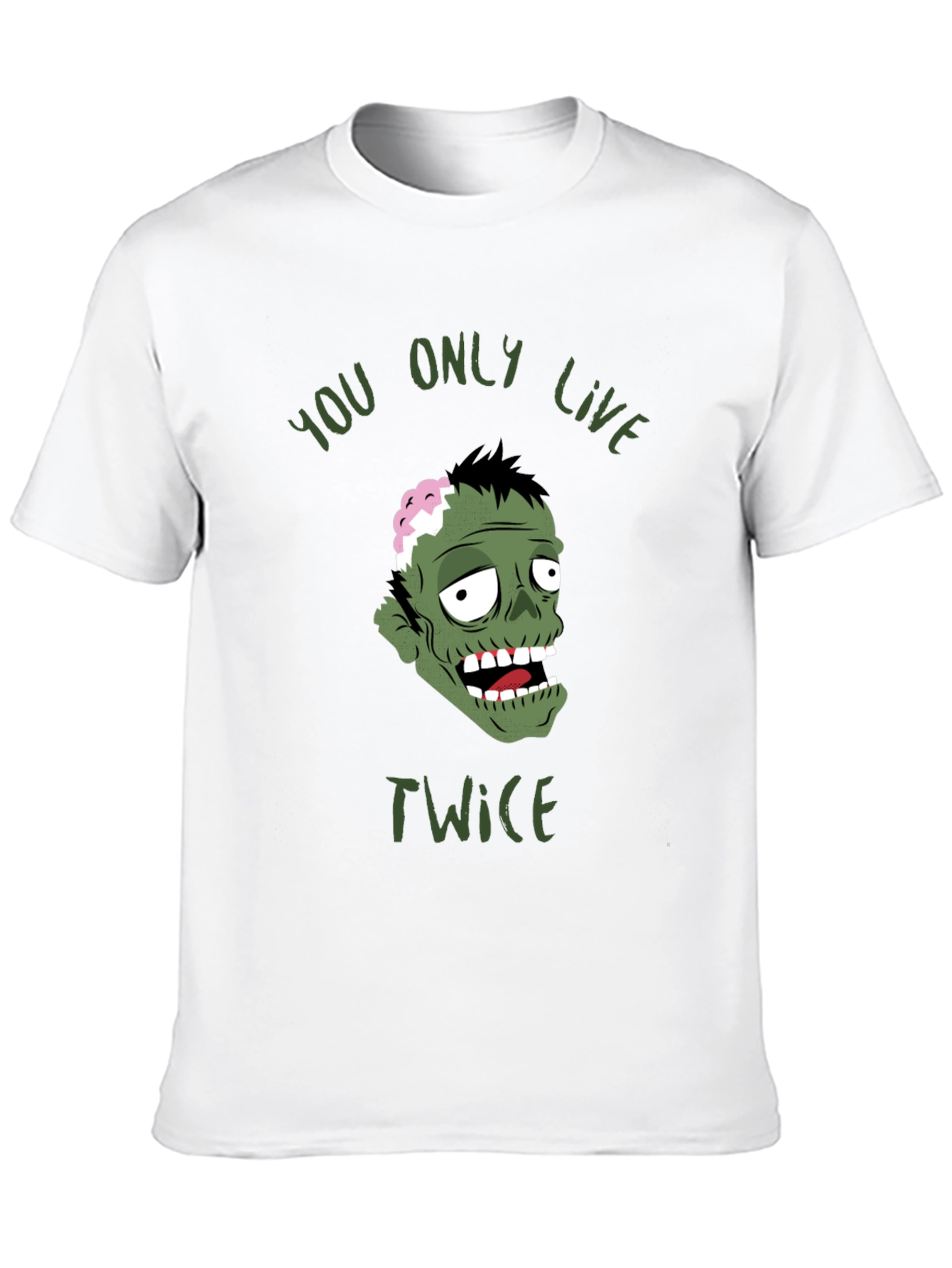 Zombie You Only Live Twice Graphic T-Shirt