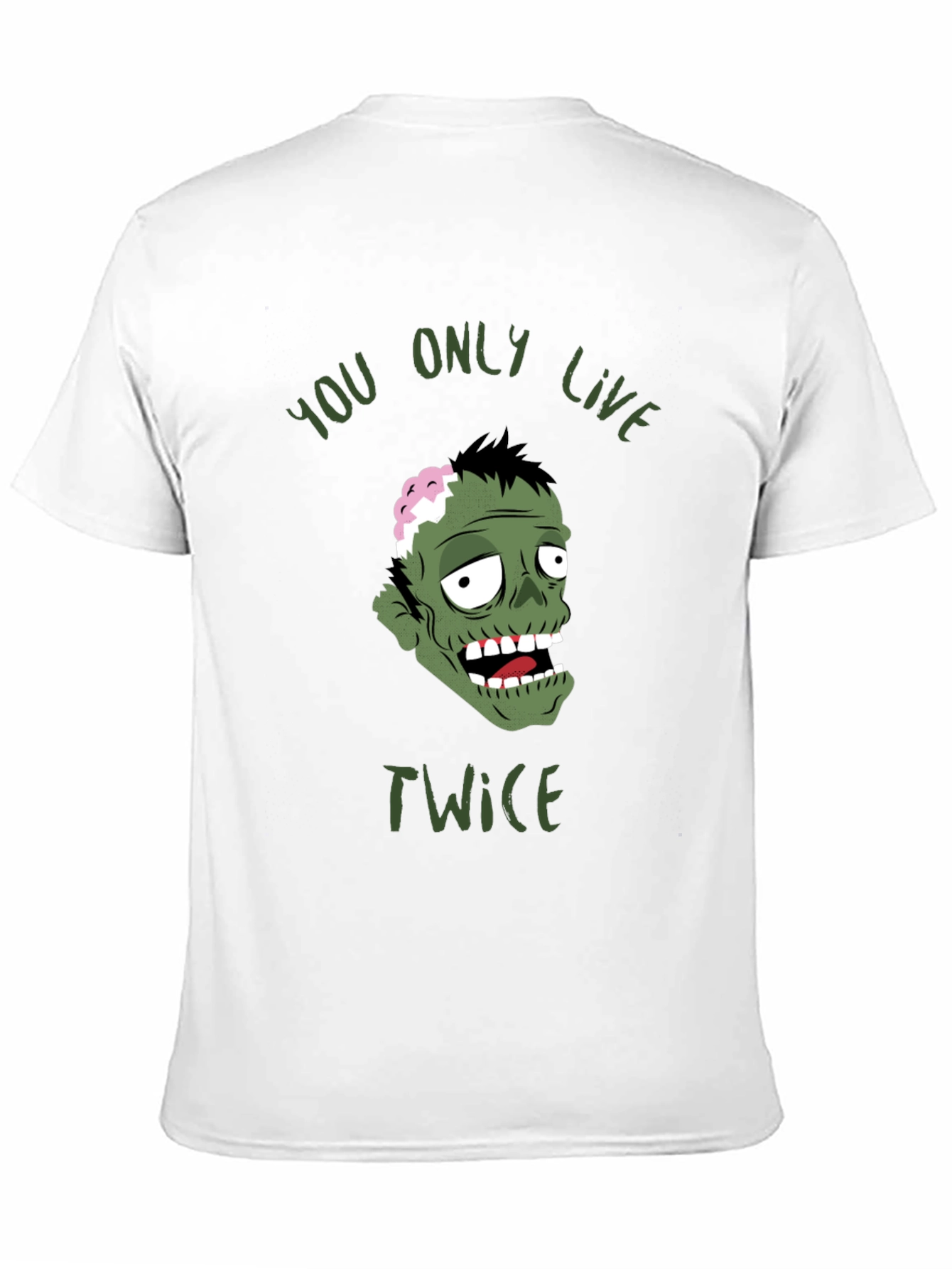 Zombie You Only Live Twice Graphic T-Shirt