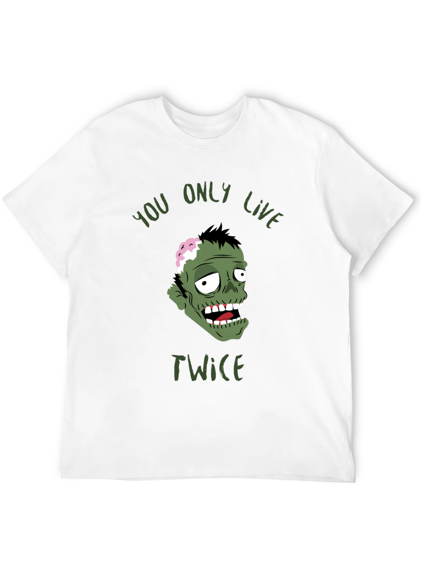 Zombie You Only Live Twice Graphic T-Shirt