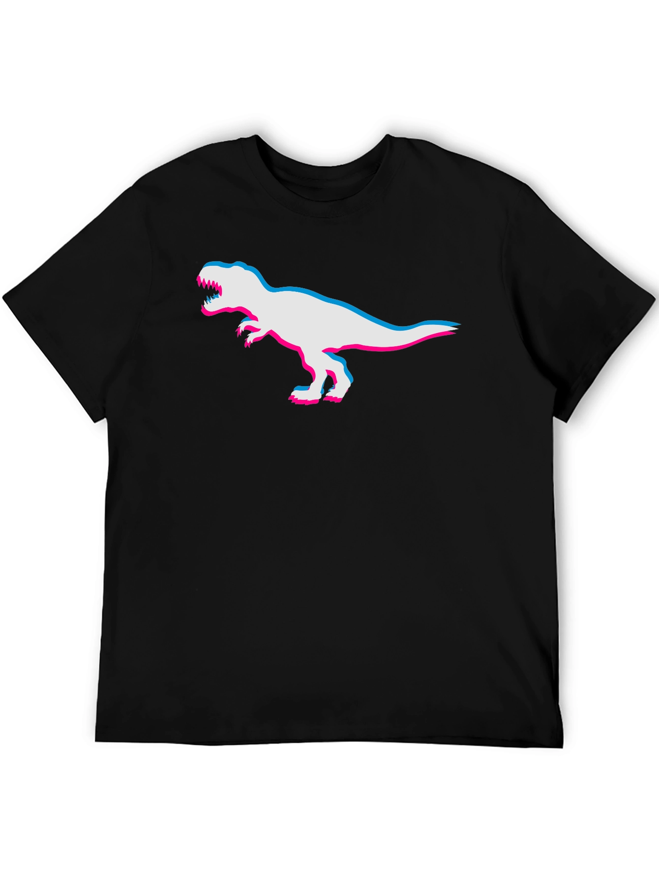 3D Dinosaur Graphic Tee - Cool Retro Style
