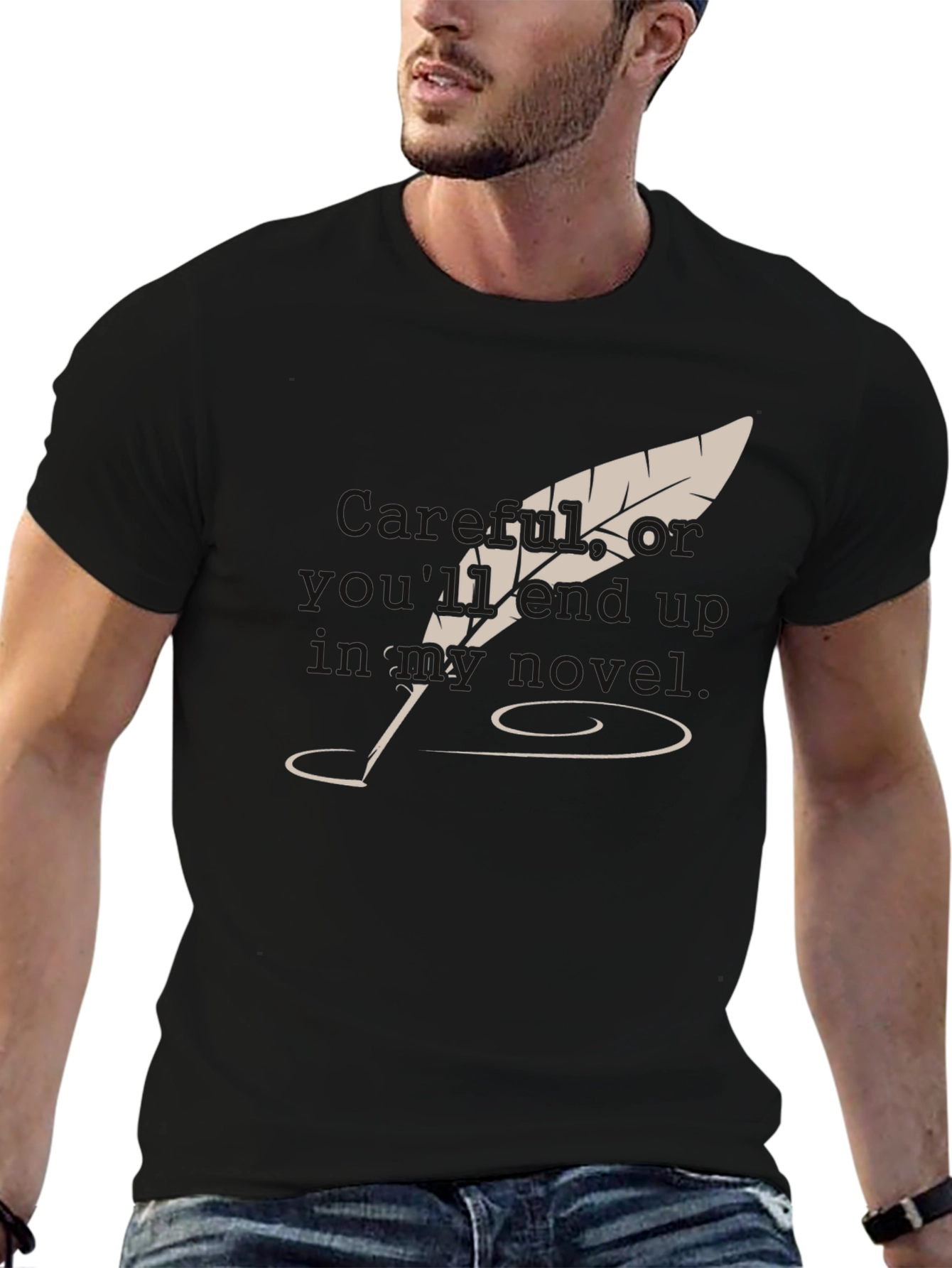 Quill Pen T-Shirt - Writers Tee