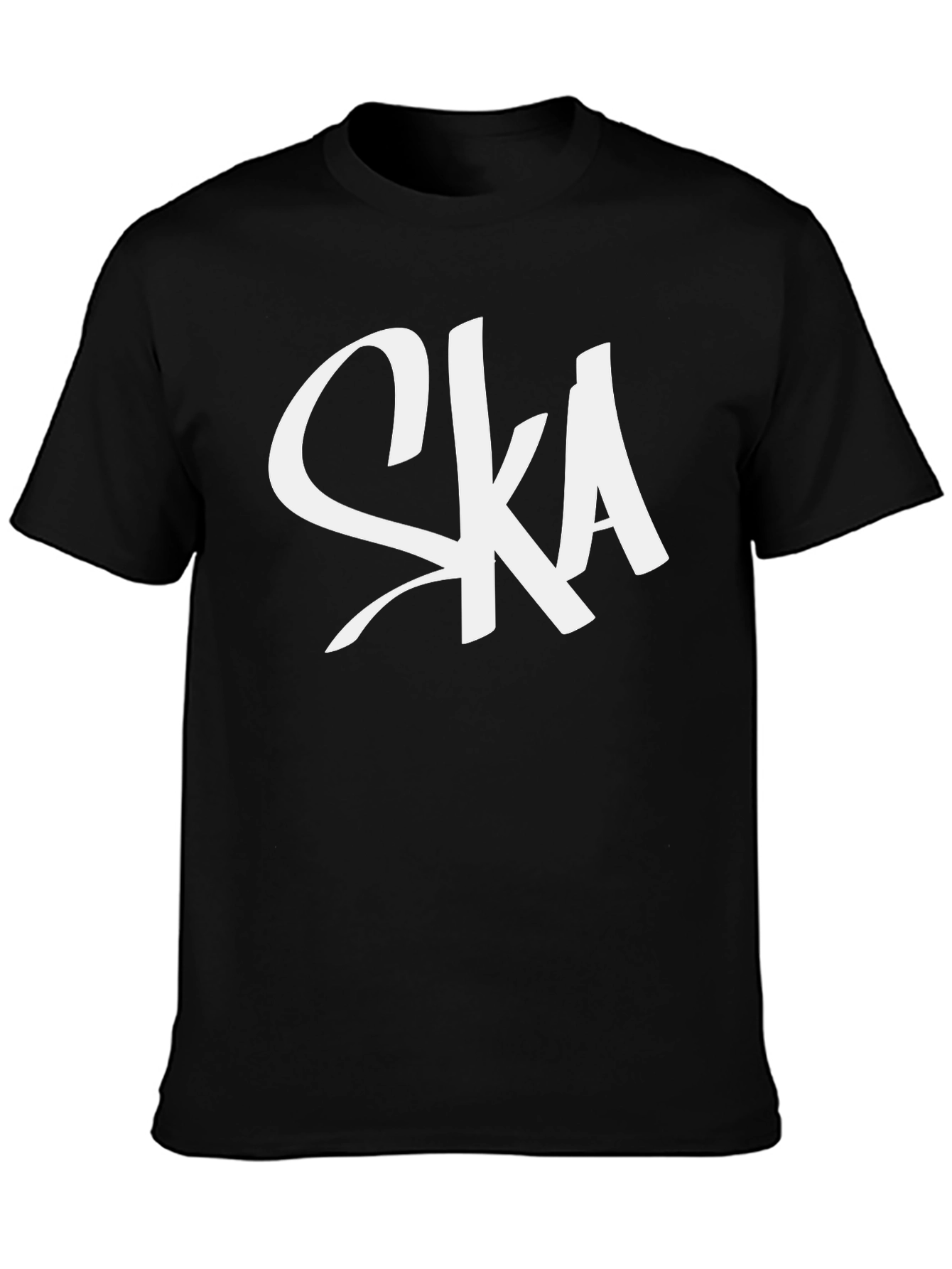 SKA Band T-Shirt - Black Cotton Graphic Tee