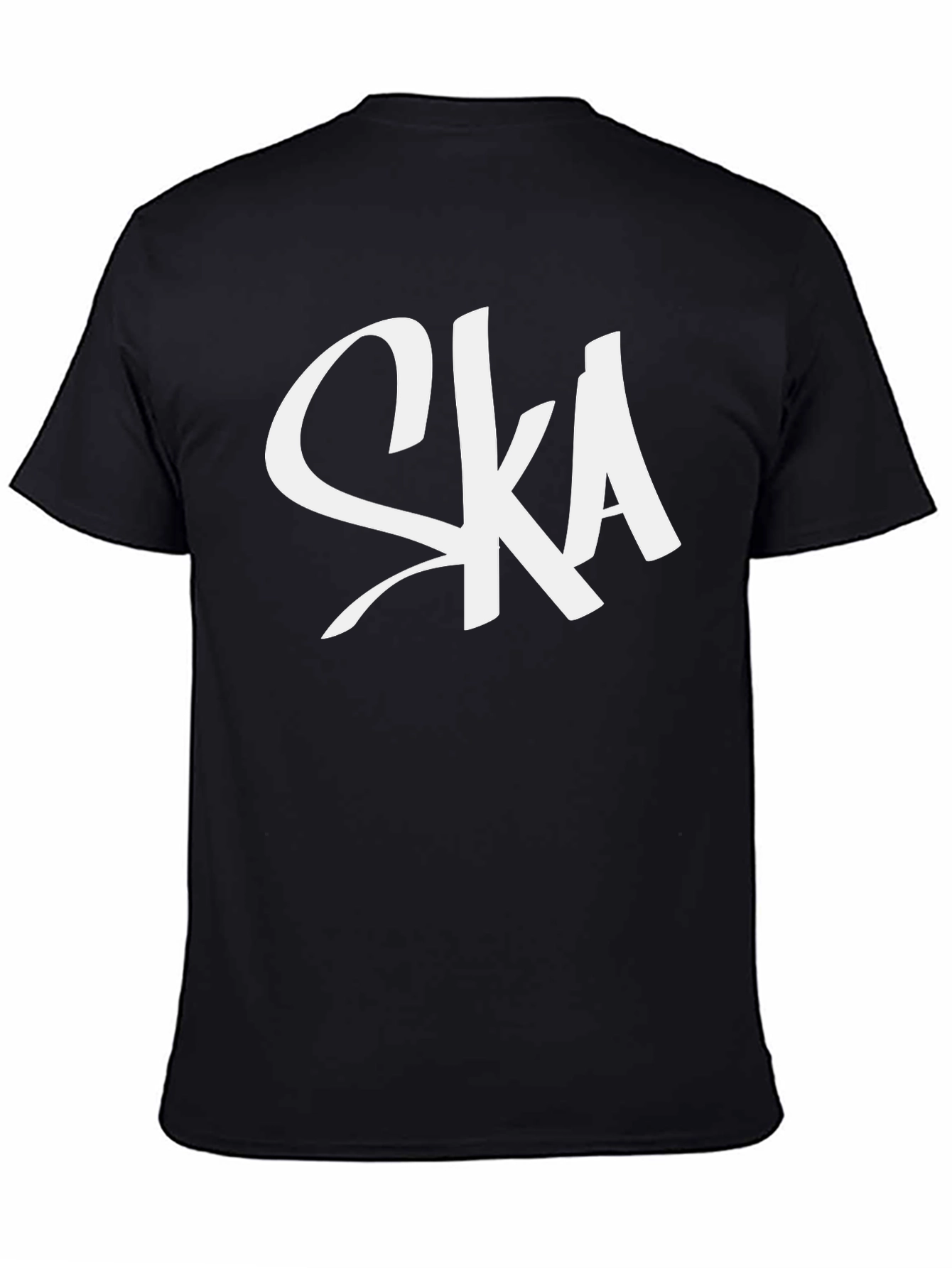 SKA Band T-Shirt - Black Cotton Graphic Tee