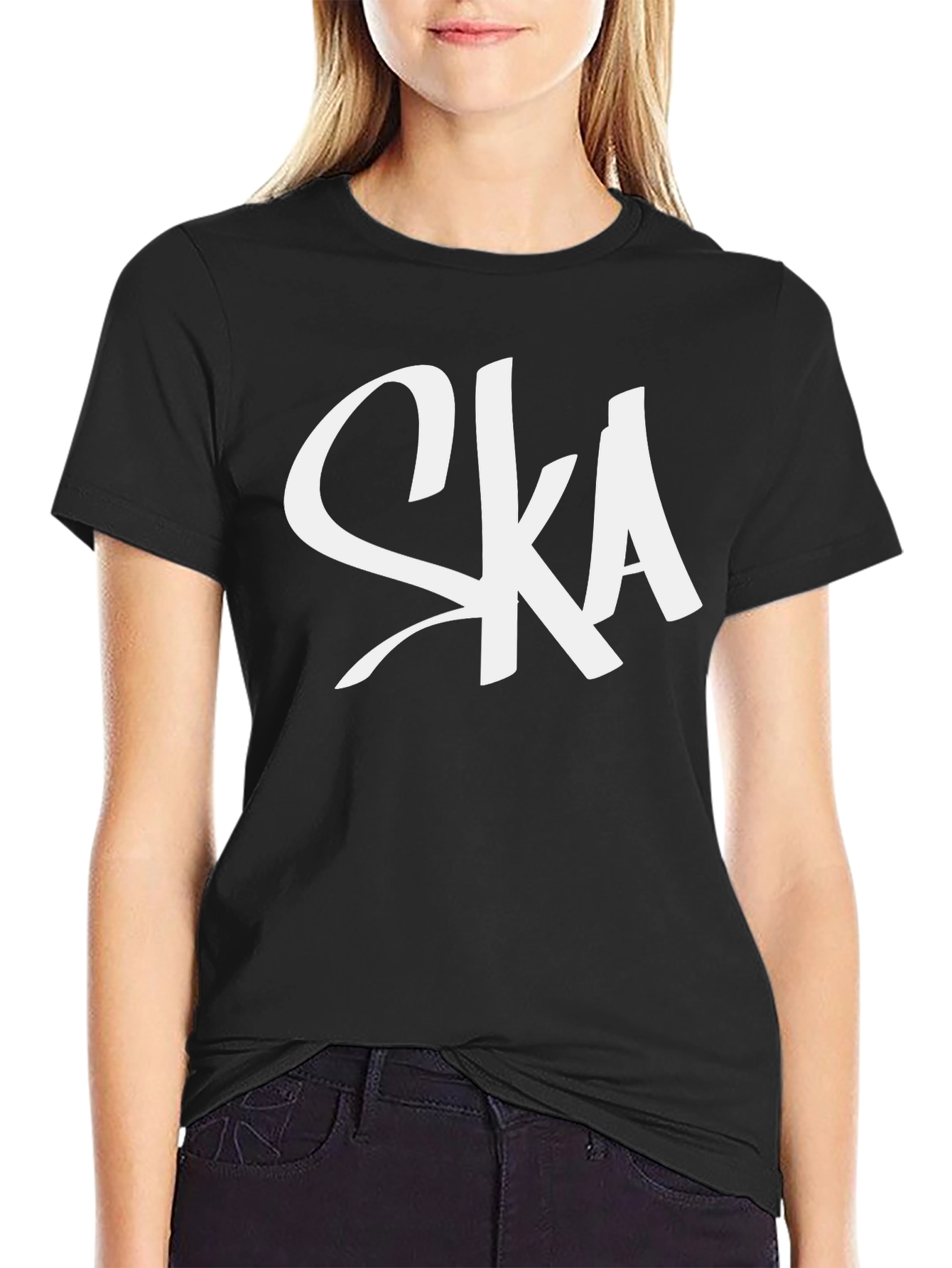 SKA Band T-Shirt - Black Cotton Graphic Tee