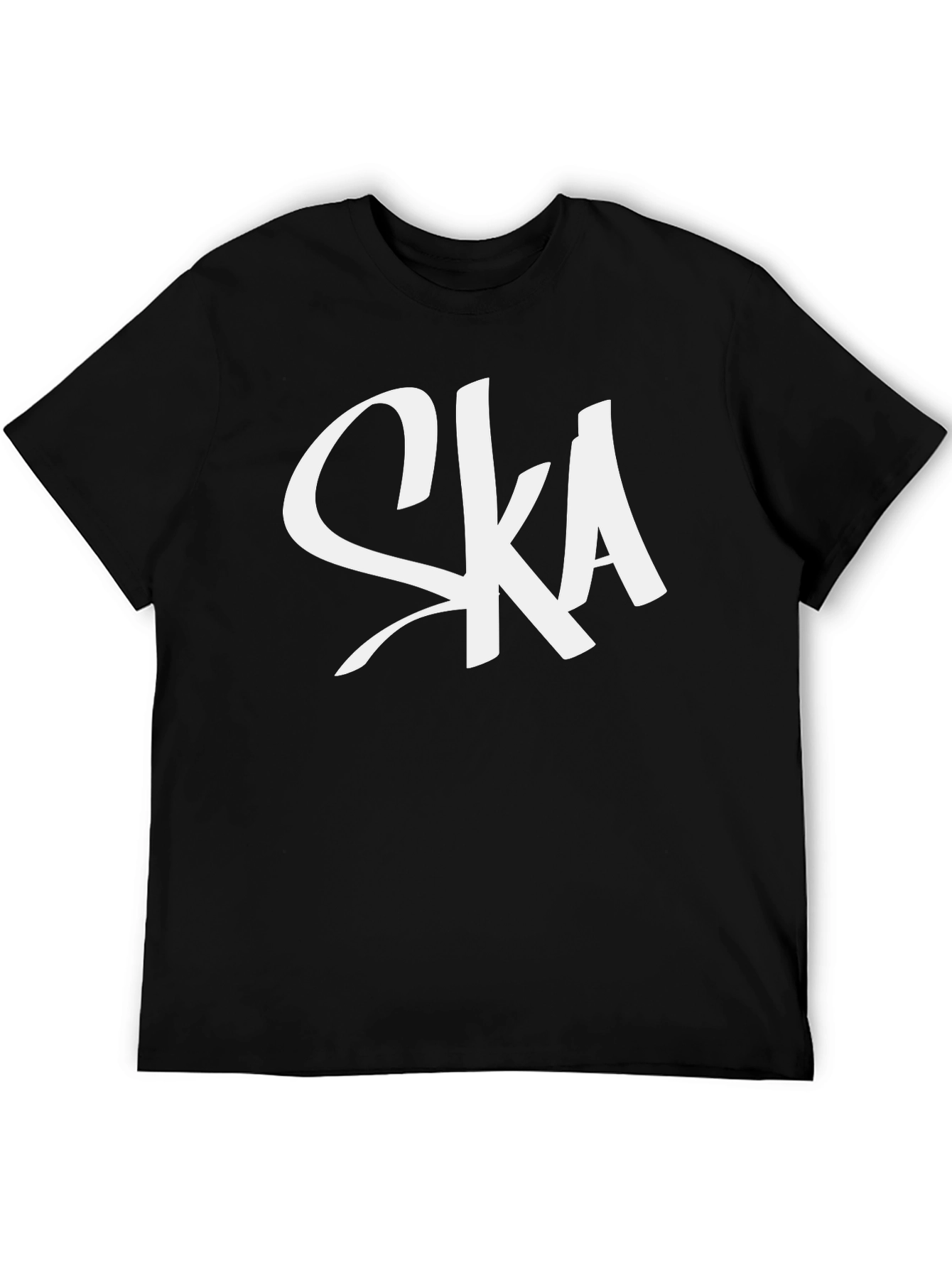 SKA Band T-Shirt - Black Cotton Graphic Tee