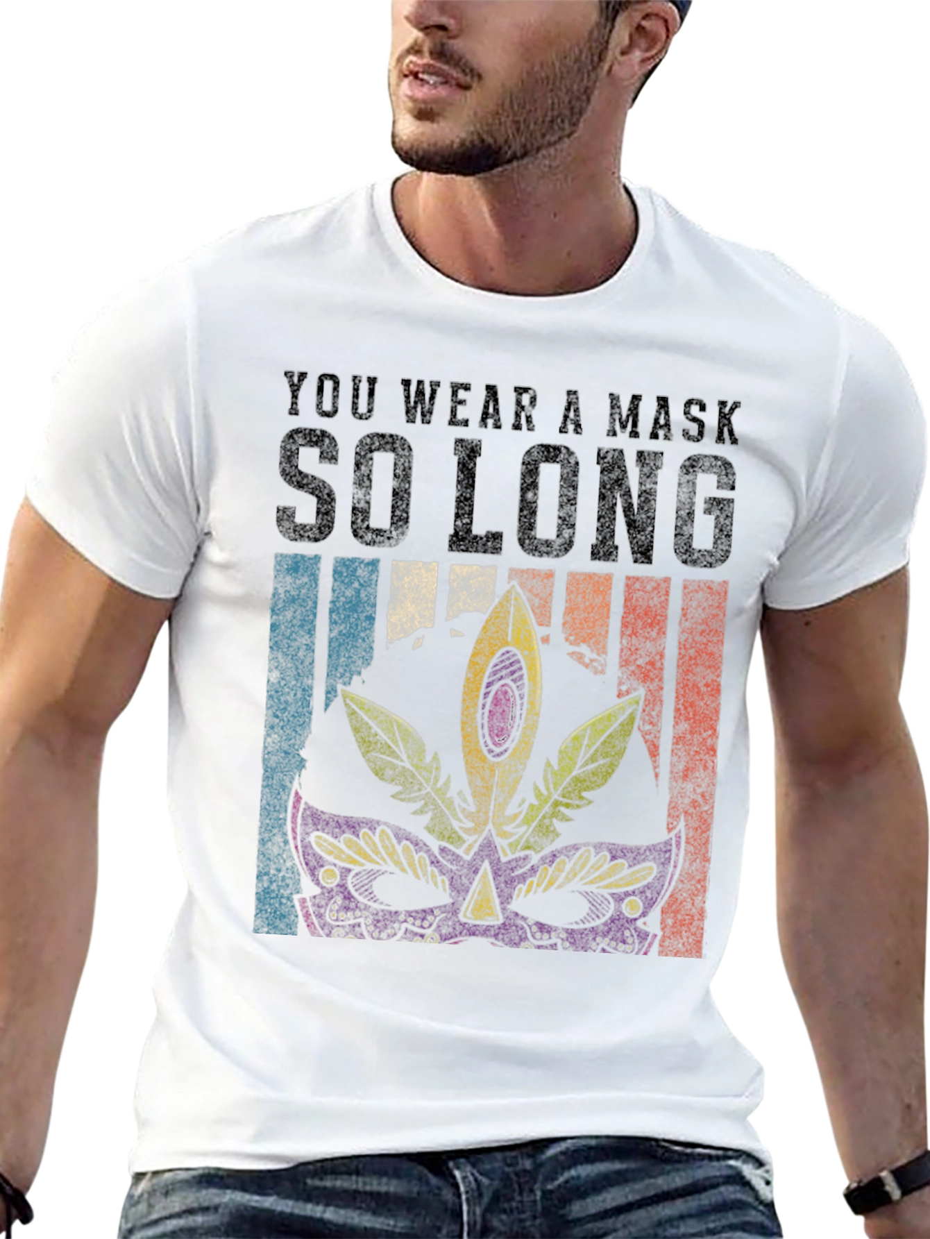 Mardi Gras Mask T-Shirt