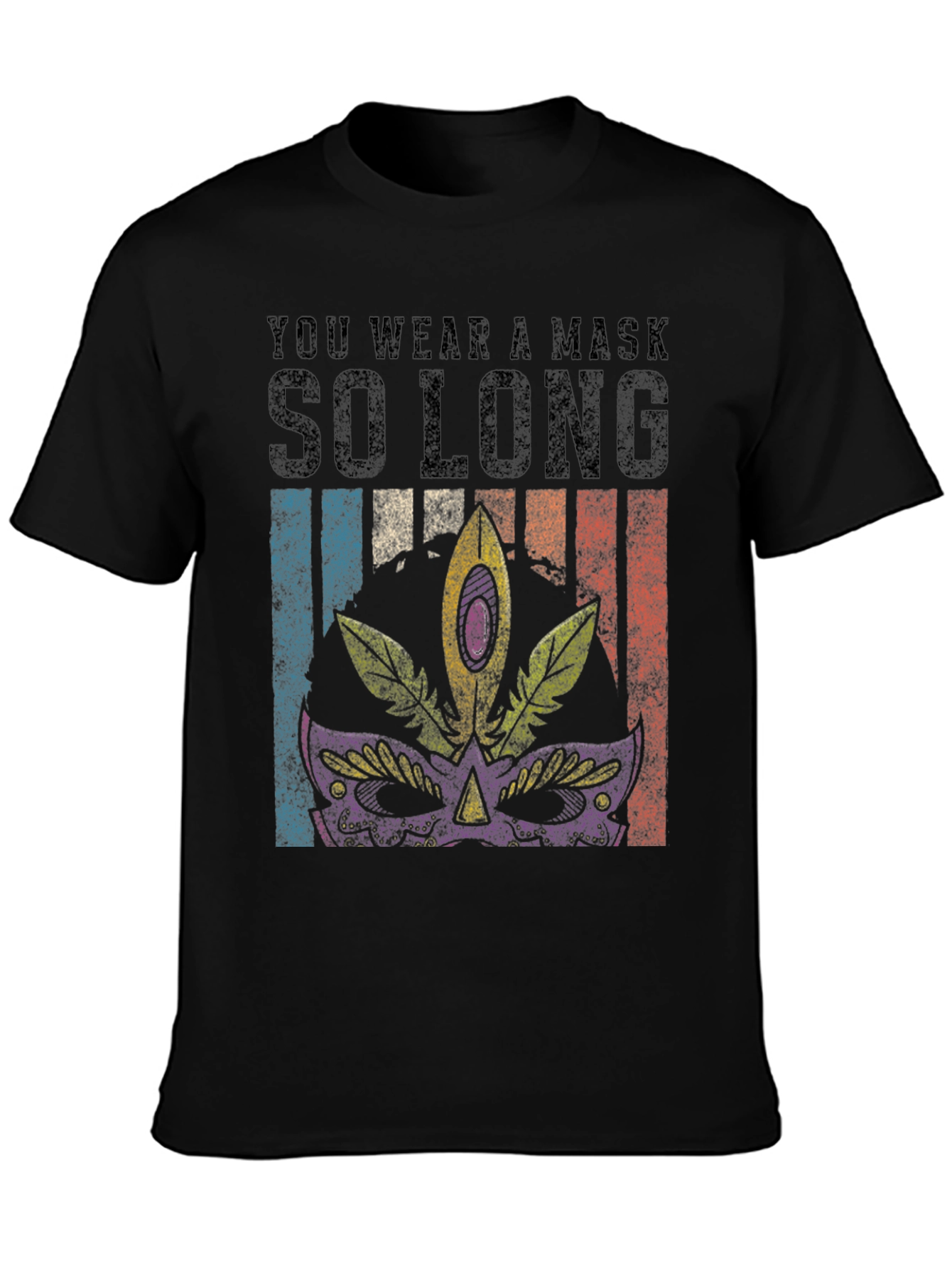 Mardi Gras Mask T-Shirt