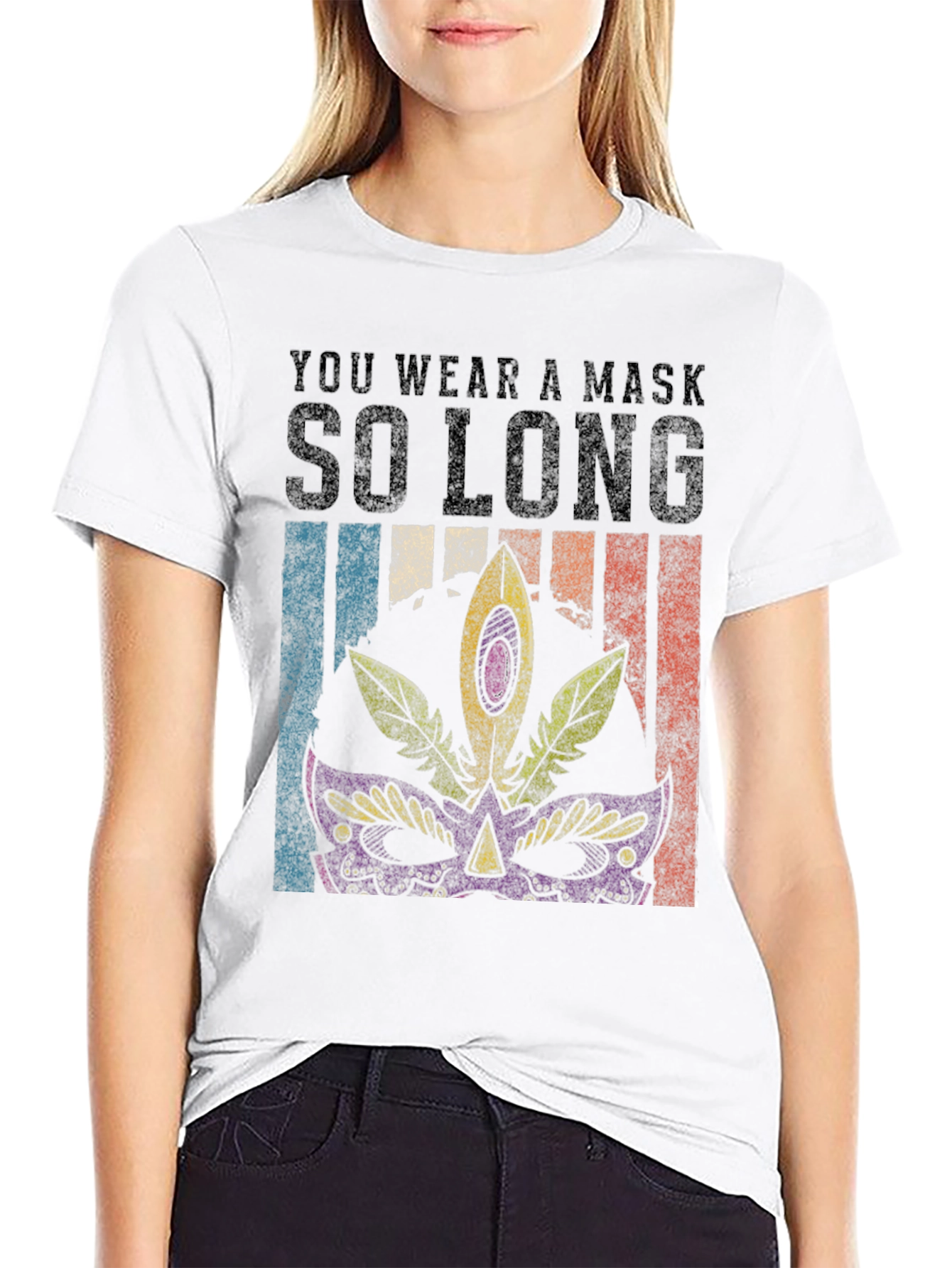 Mardi Gras Mask T-Shirt