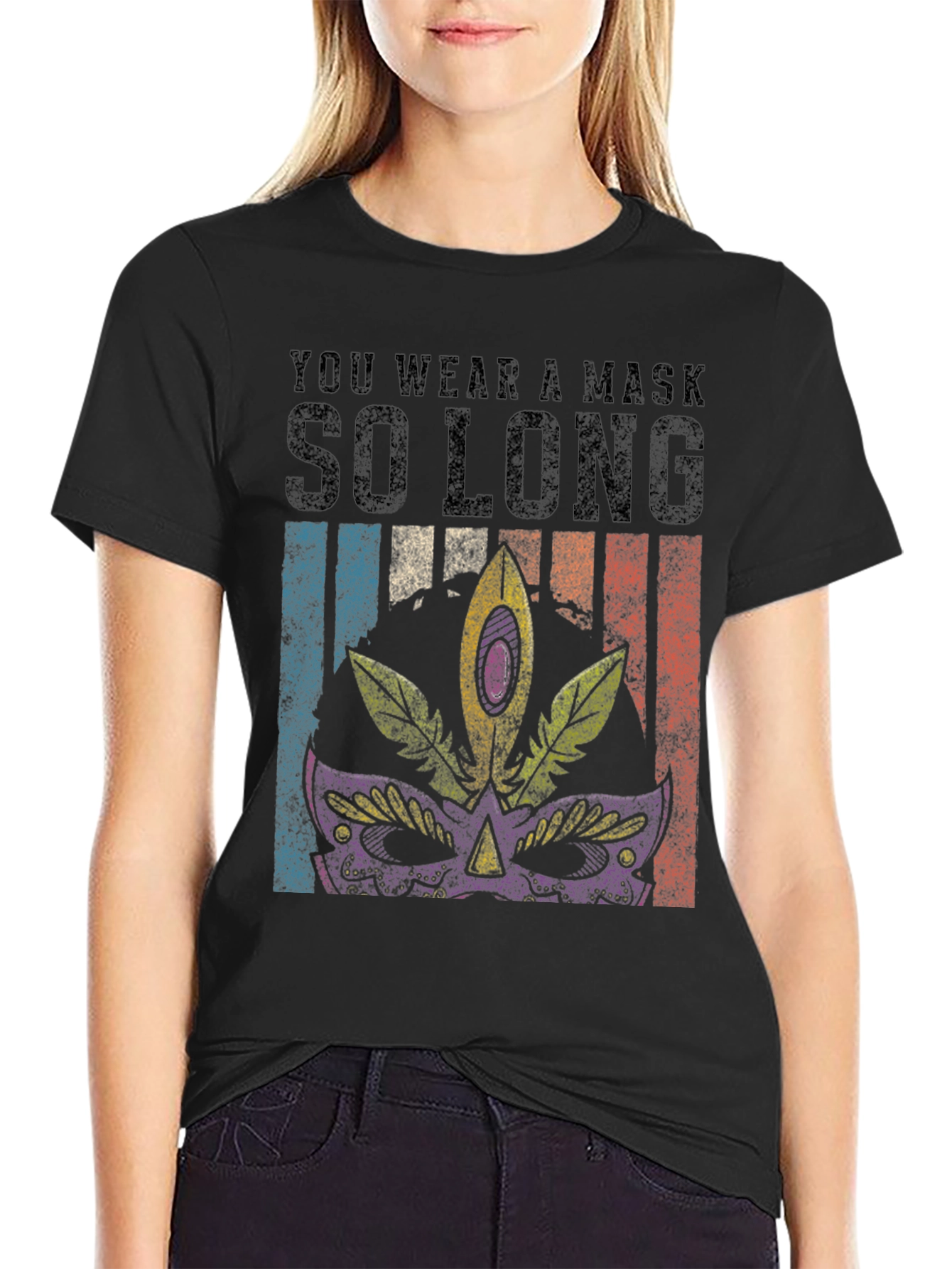 Mardi Gras Mask T-Shirt