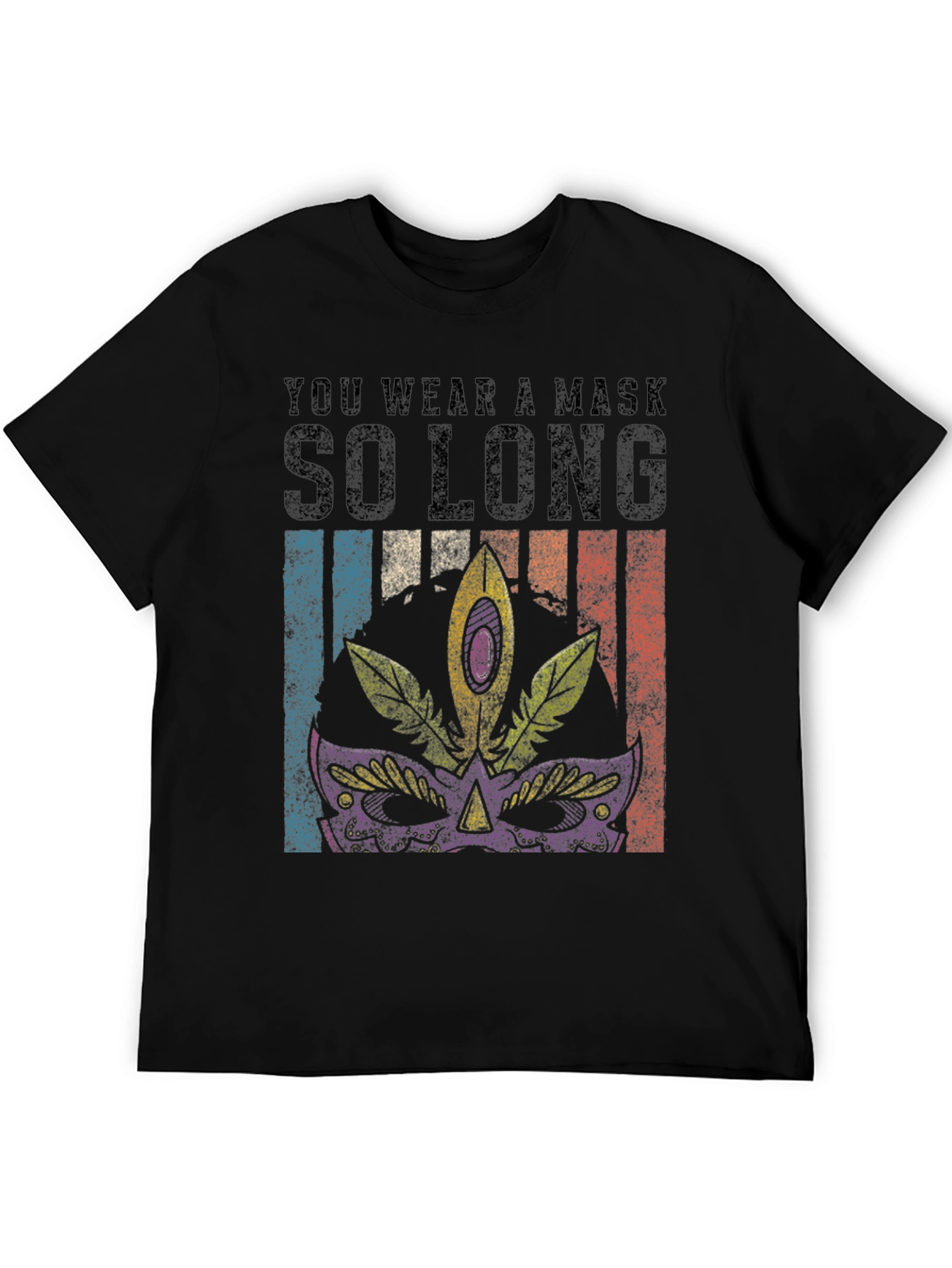 Mardi Gras Mask T-Shirt