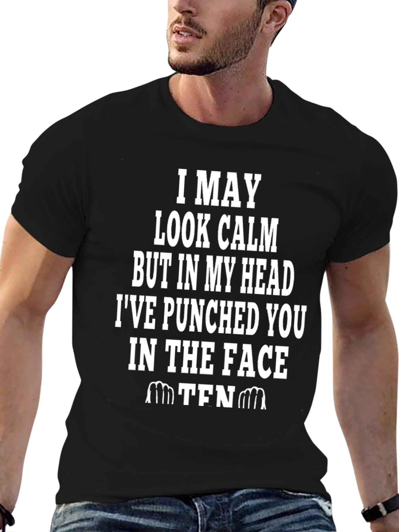 Funny I May Look Calm Graphic Tee