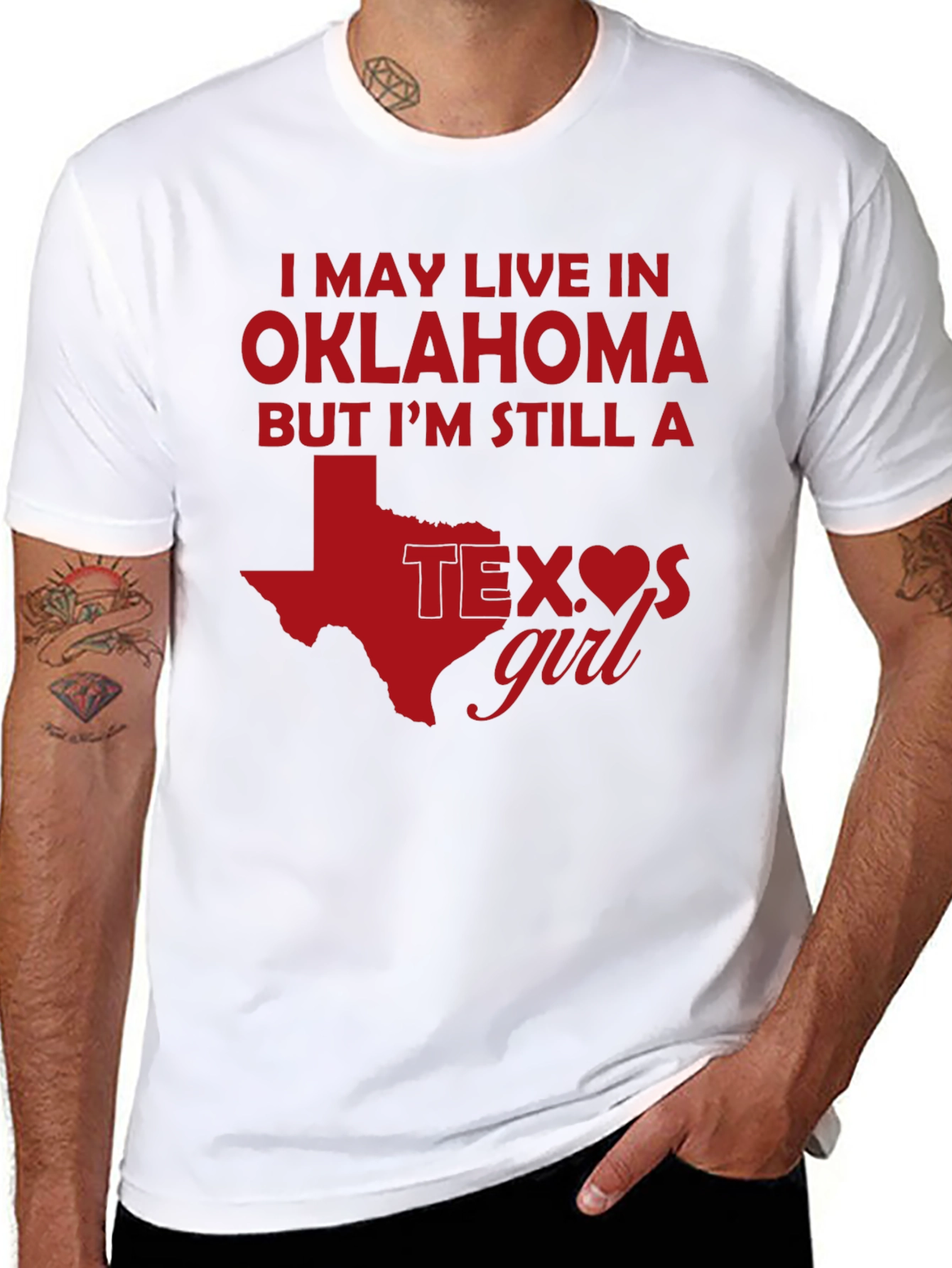 Texas Girl Oklahoma T-Shirt