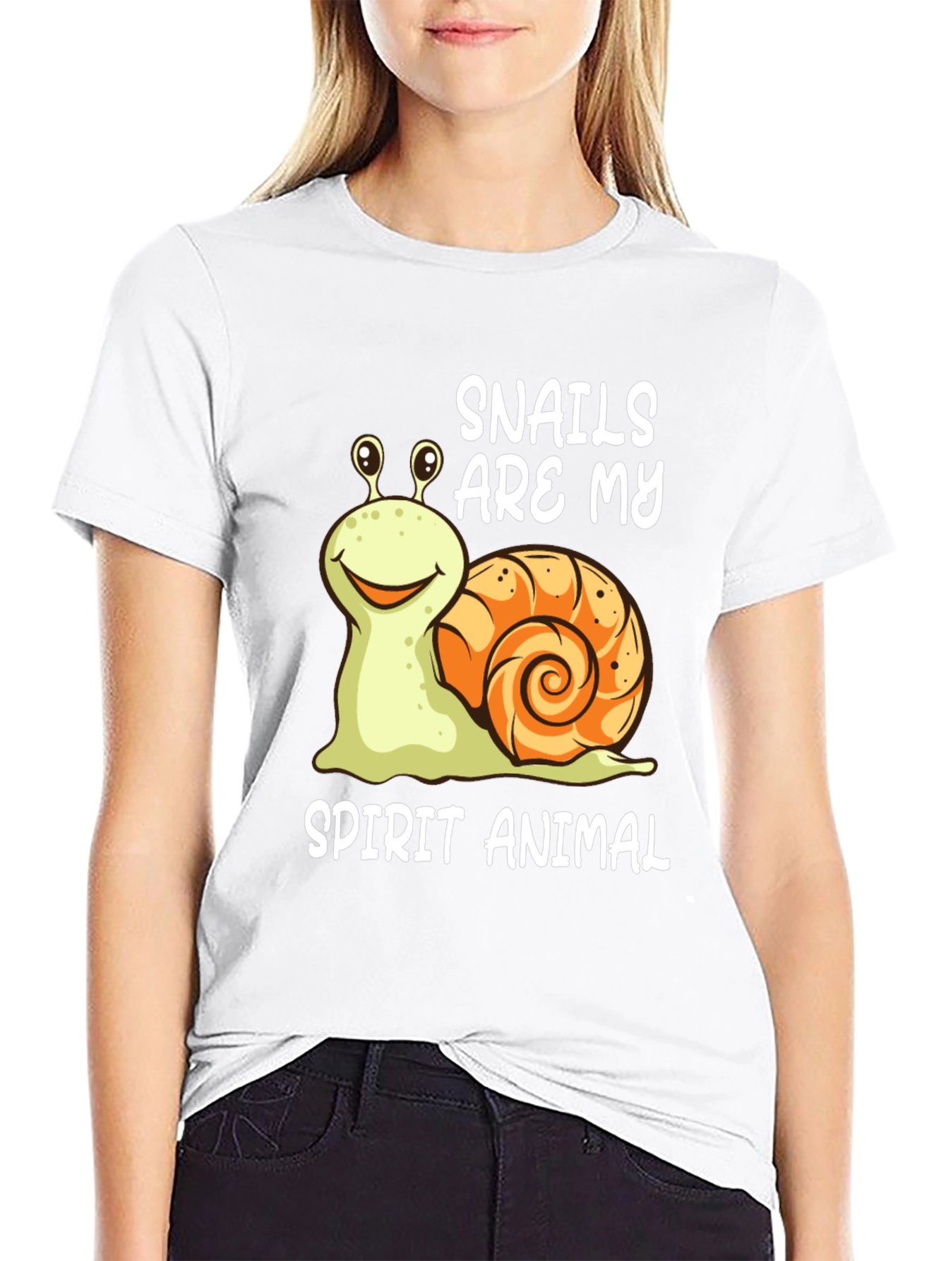 Snails Are My Spirit Animal Funny T-Shirt