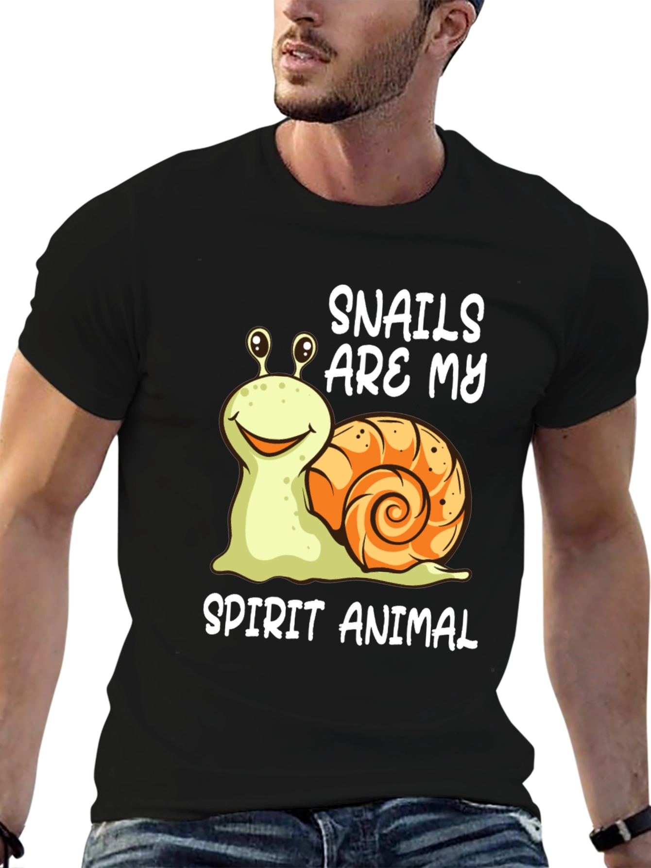 Snails Are My Spirit Animal Funny T-Shirt