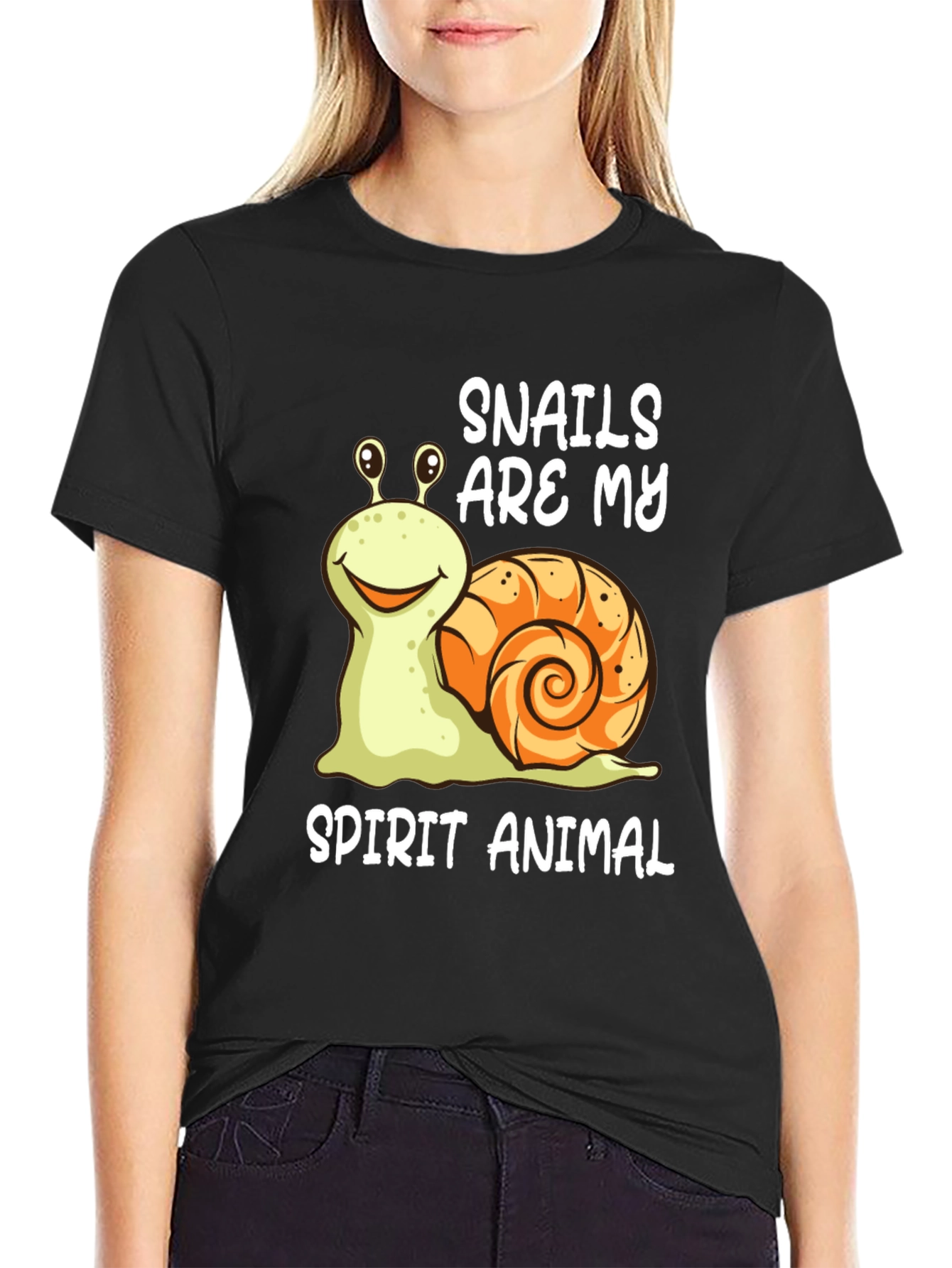 Snails Are My Spirit Animal Funny T-Shirt