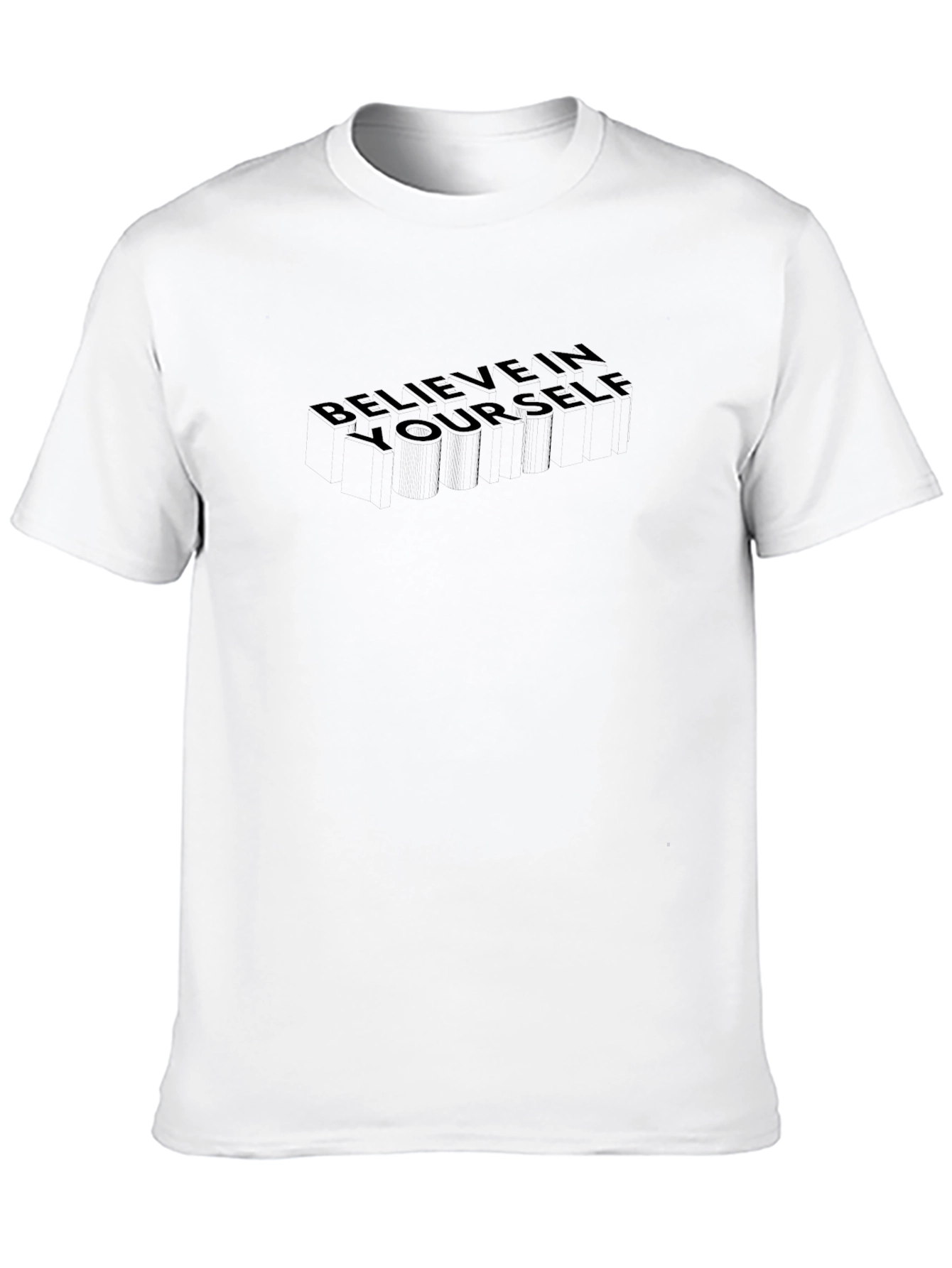 Believe In Yourself Black T-Shirt