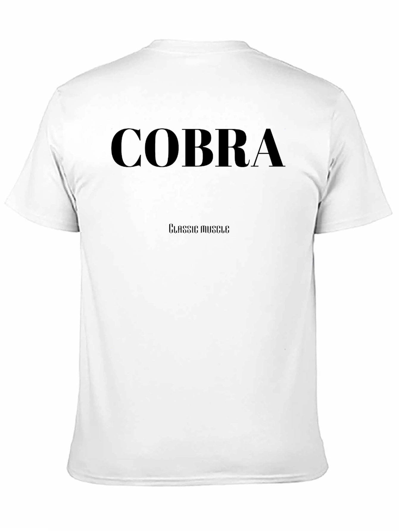 COBRA Classic Muscle Graphic Tee - Black