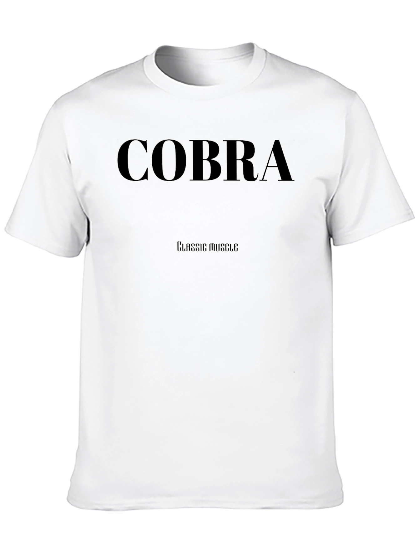 COBRA Classic Muscle Graphic Tee - Black