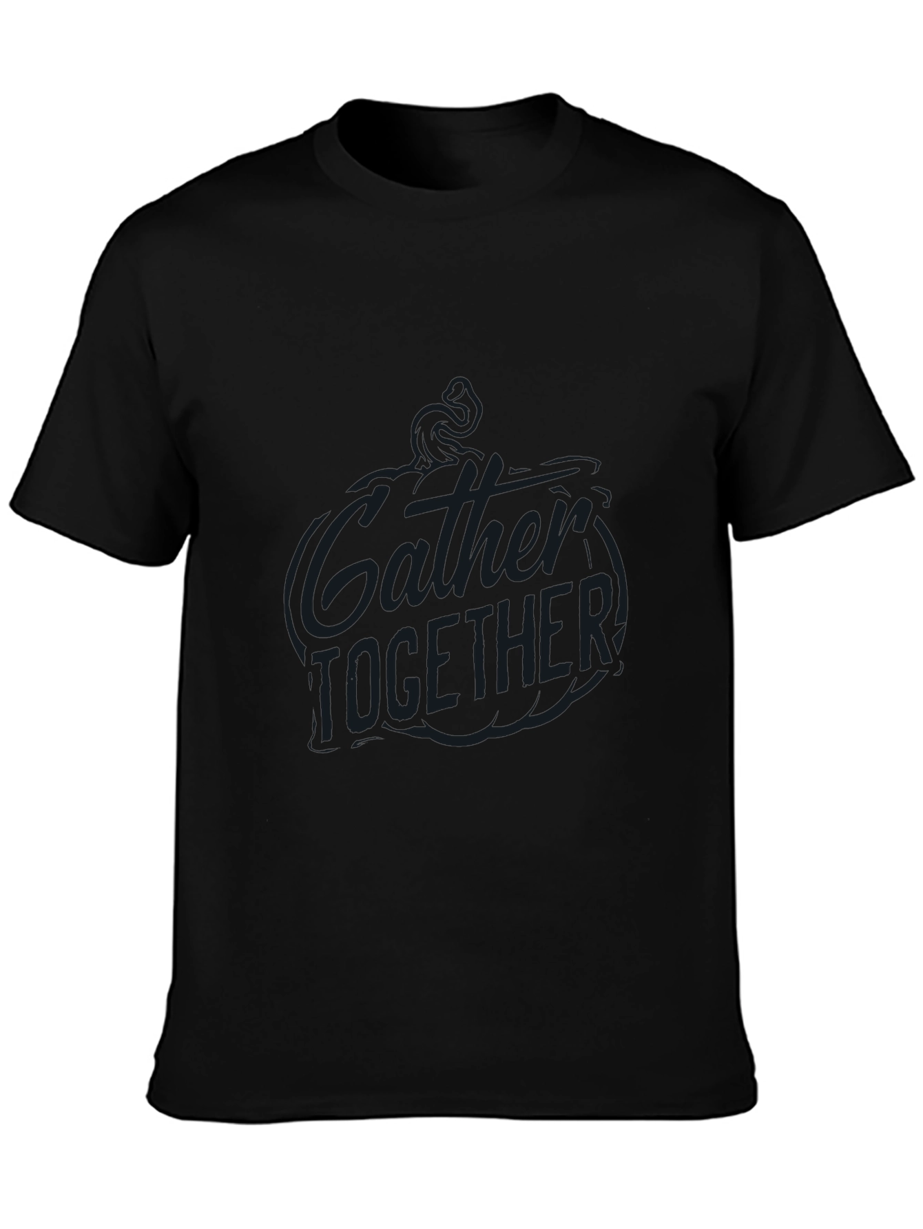Gather Together Graphic Print Crew Neck T-Shirt