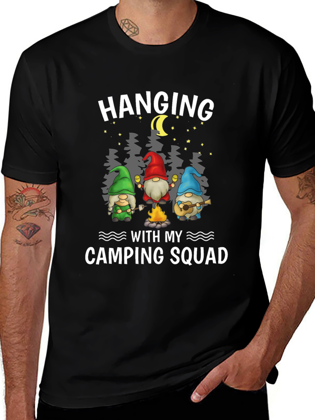 Camping Squad Gnome T-Shirt