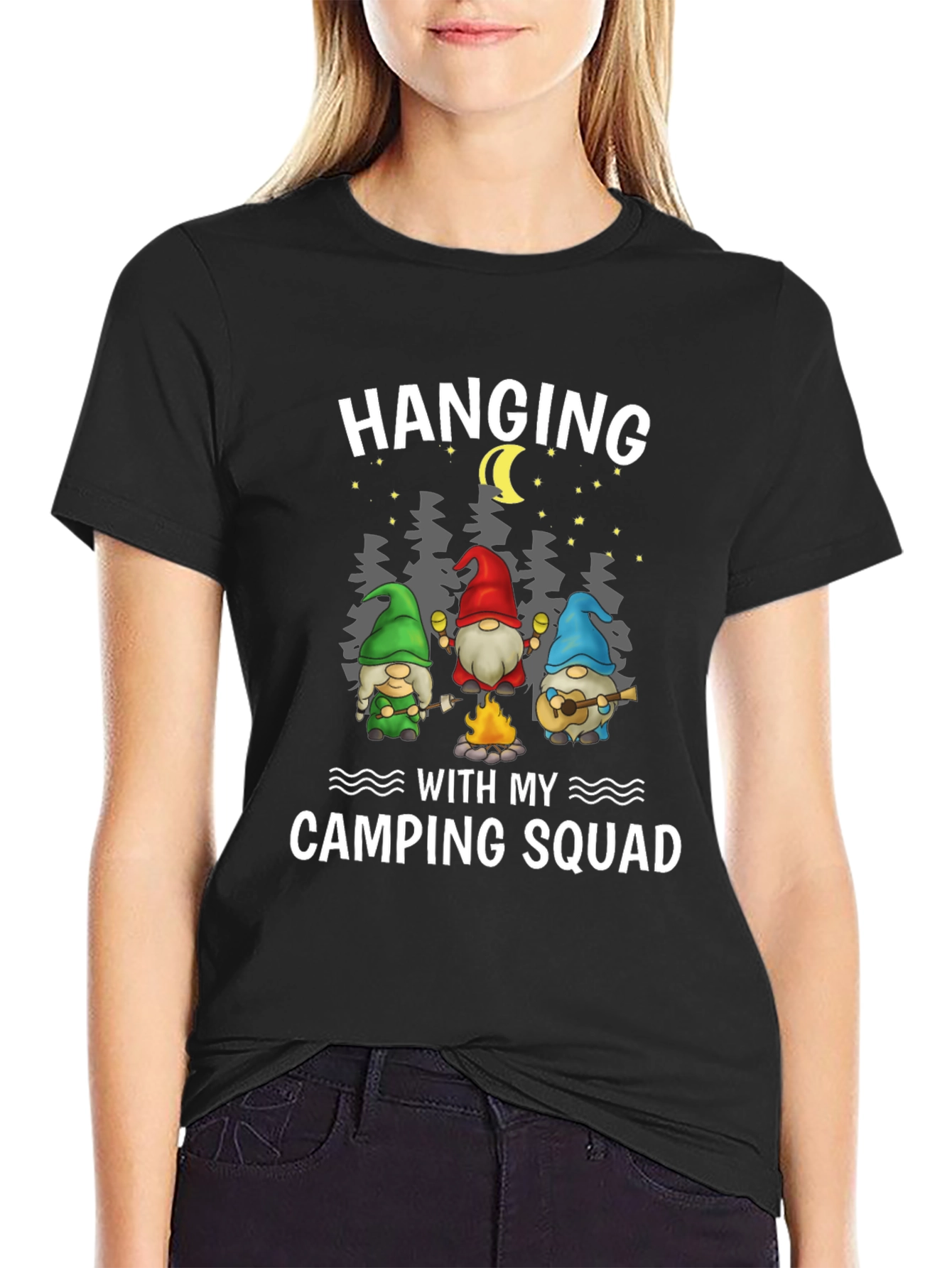 Camping Squad Gnome T-Shirt