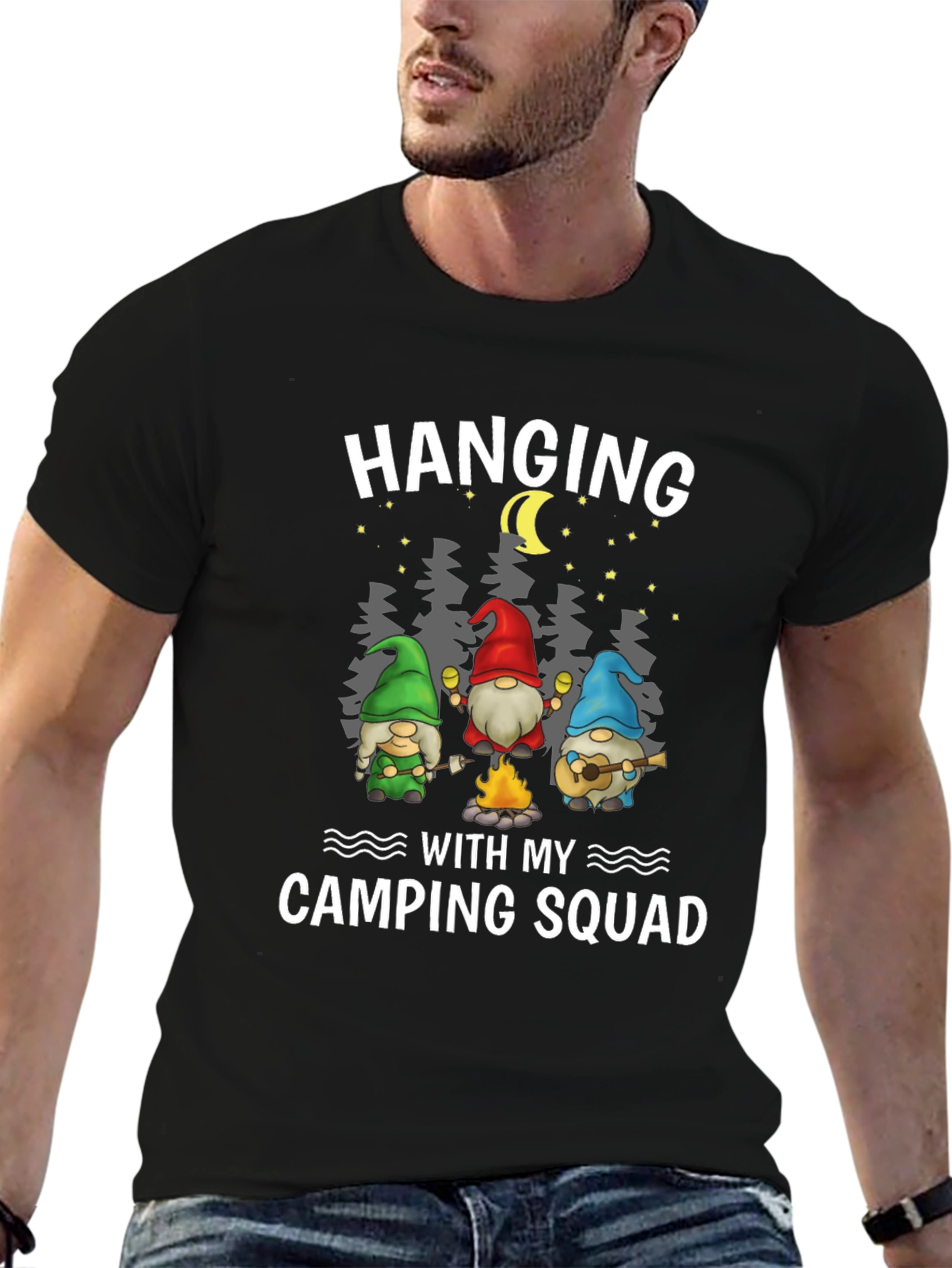 Camping Squad Gnome T-Shirt