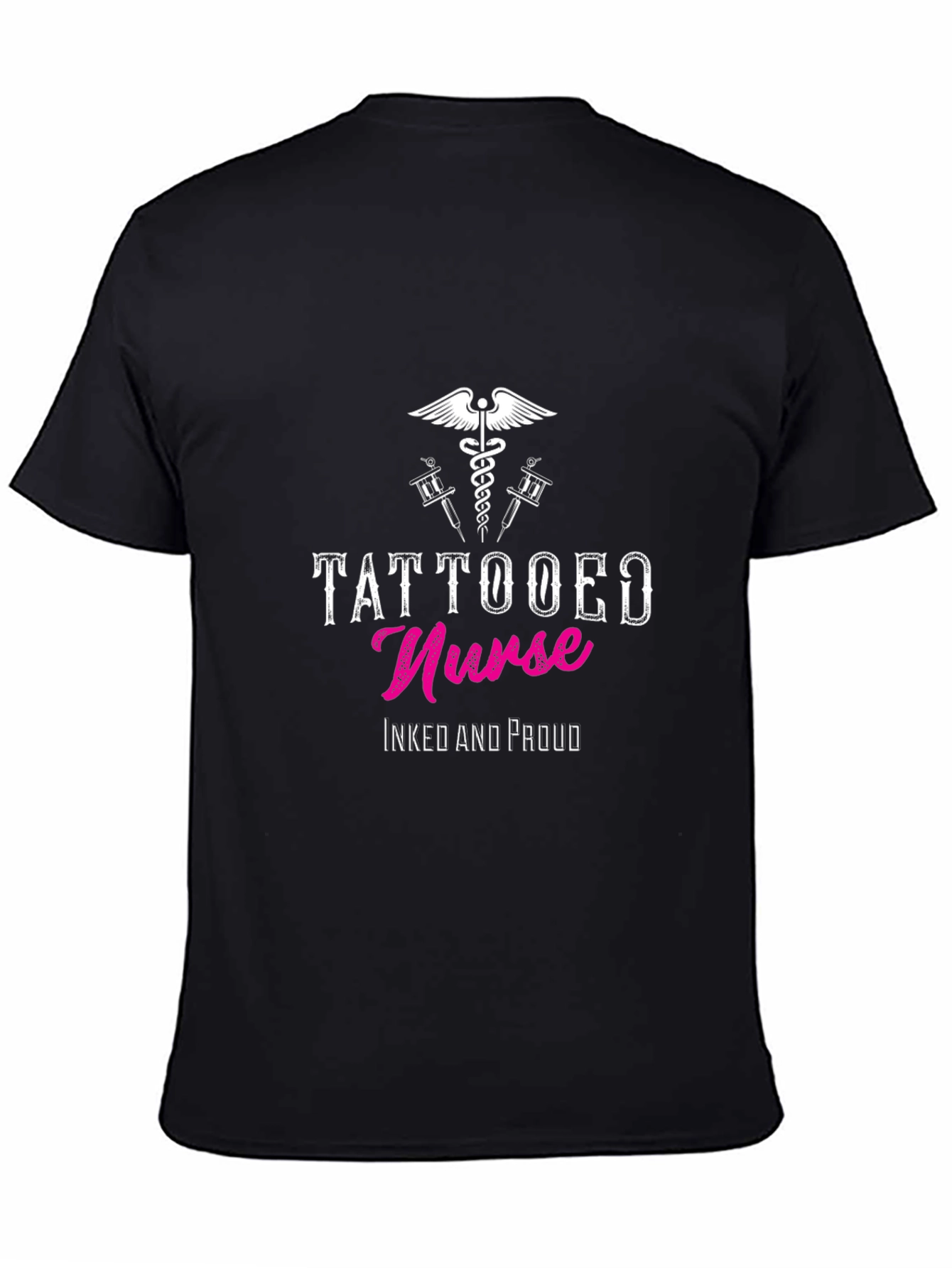 Tattooed Nurse T-Shirt - Inked and Proud Design