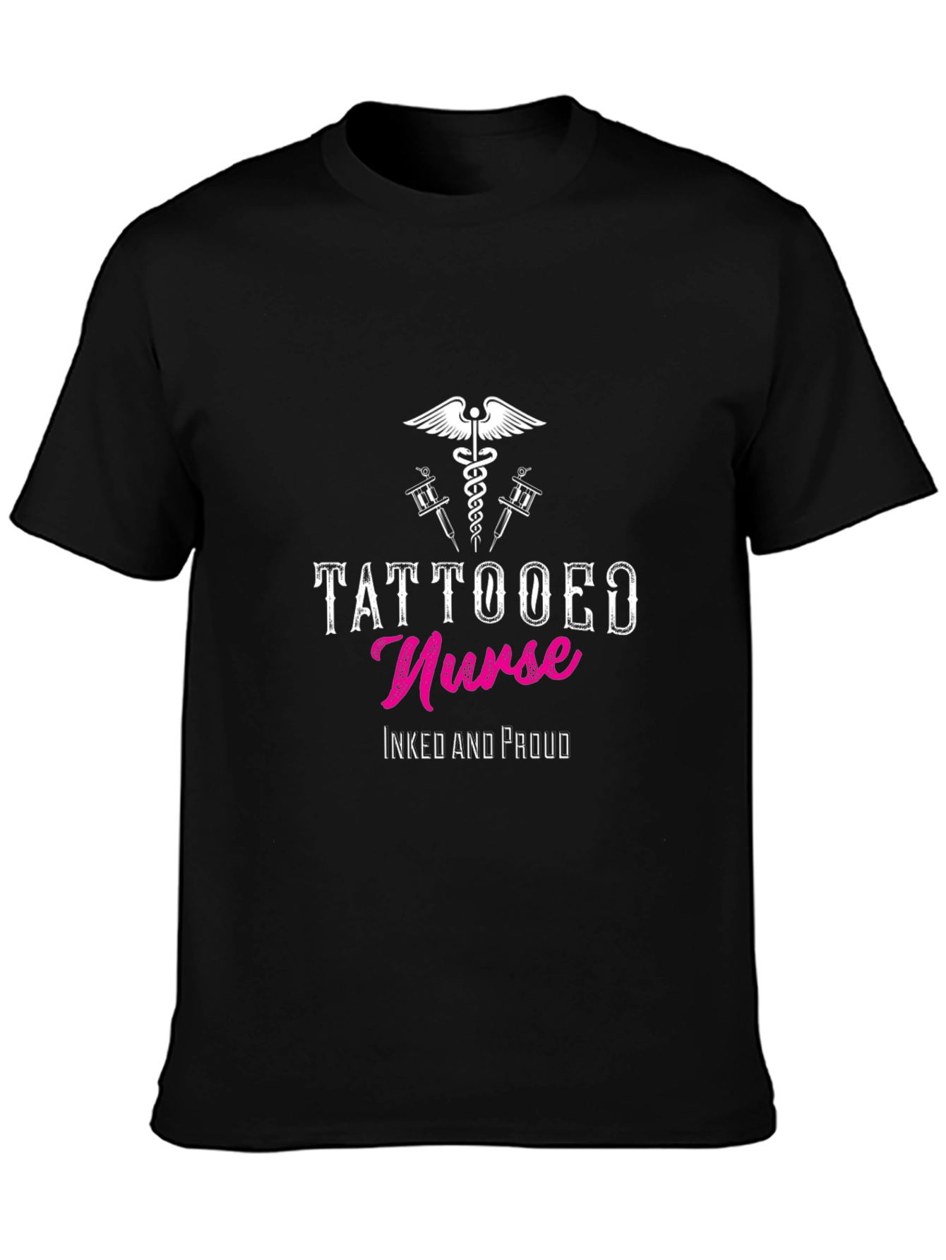 Tattooed Nurse T-Shirt - Inked and Proud Design
