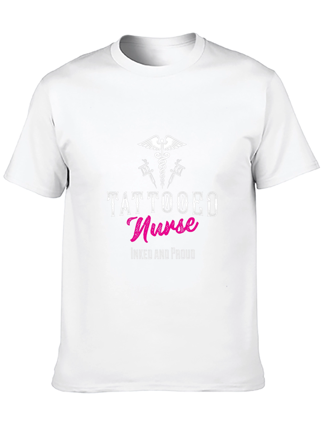 Tattooed Nurse T-Shirt - Inked and Proud Design