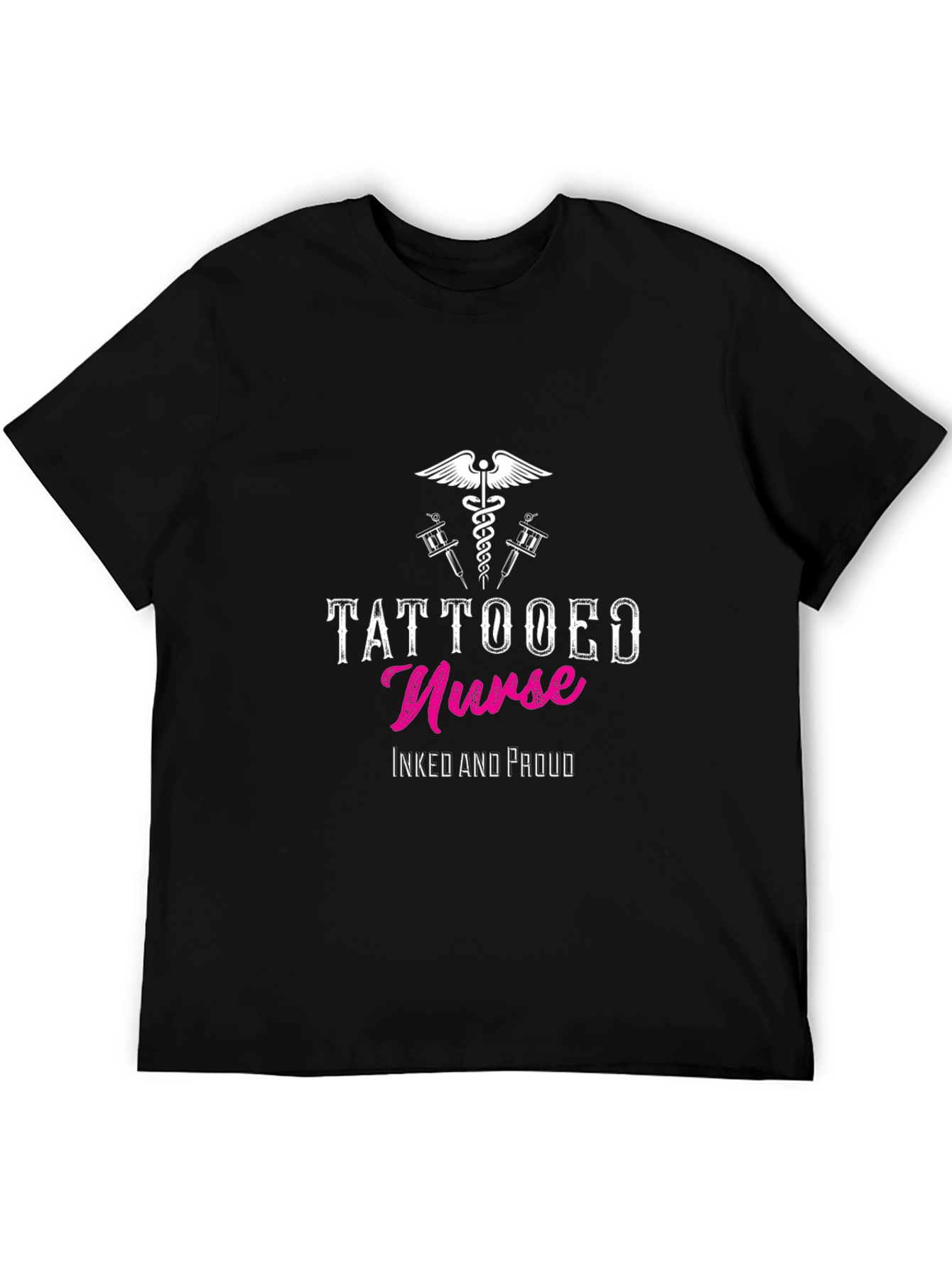 Tattooed Nurse T-Shirt - Inked and Proud Design