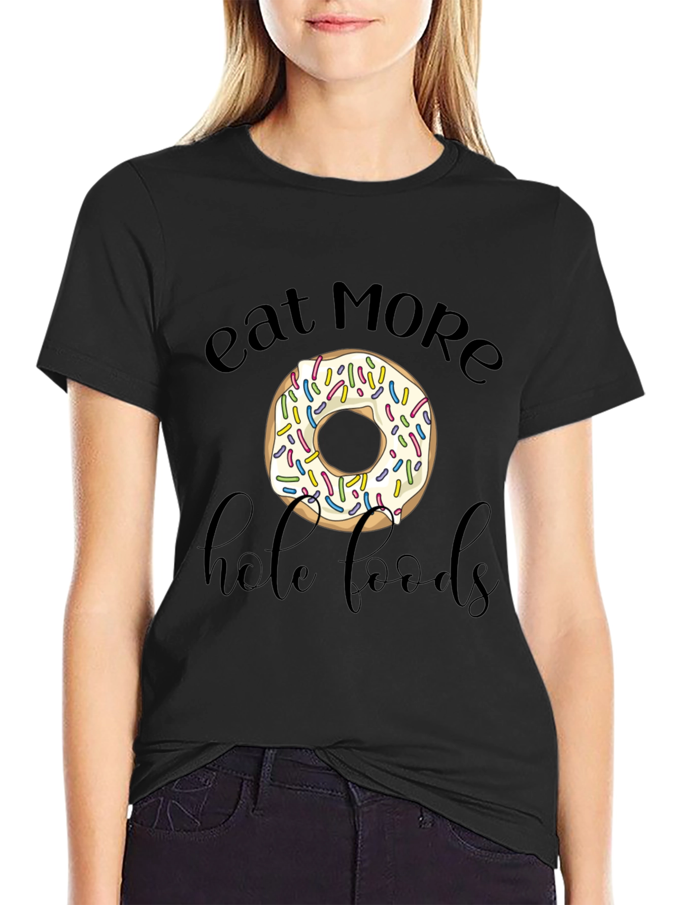 Eat More Hole Foods Donut Graphic Tee