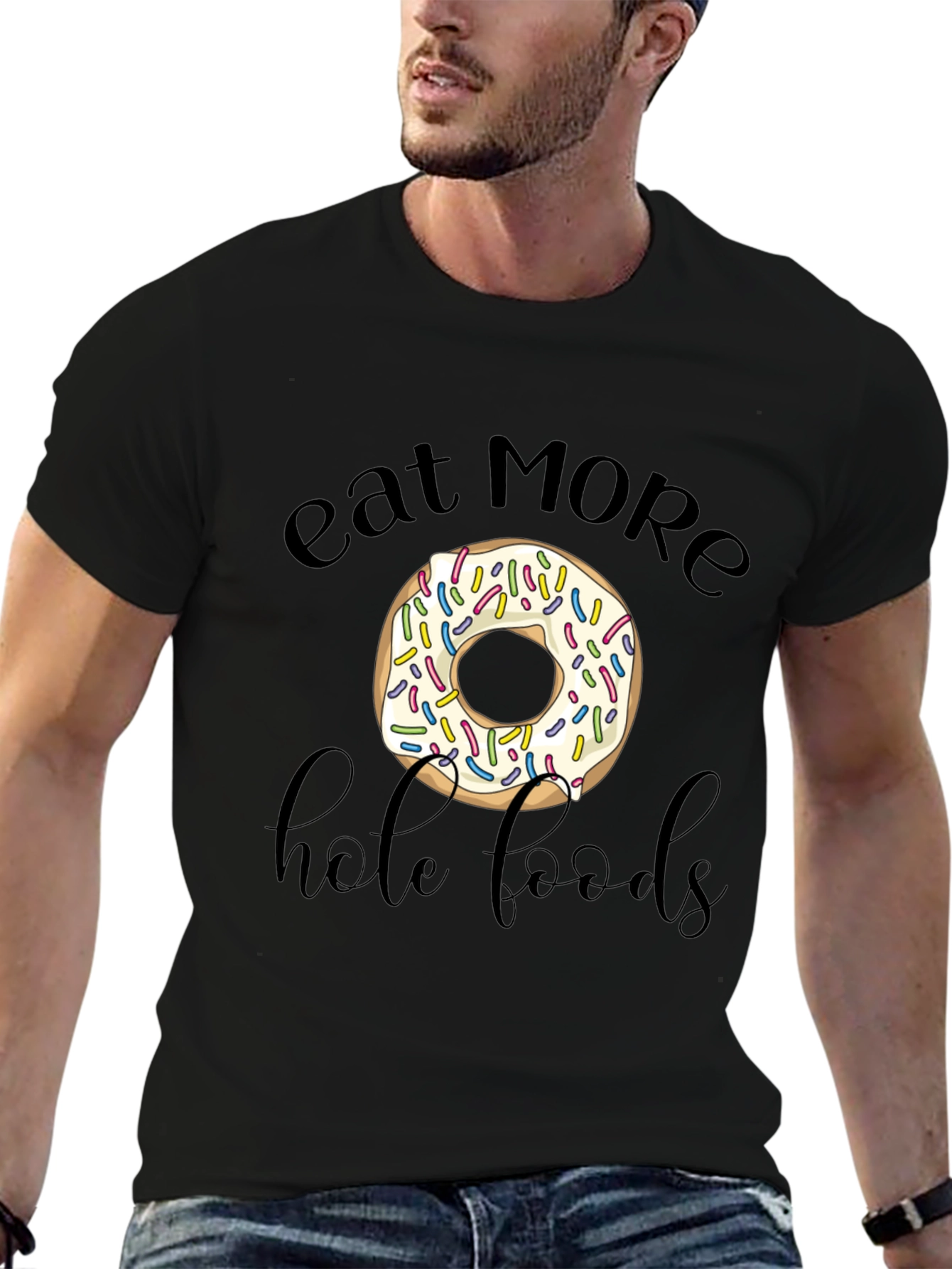 Eat More Hole Foods Donut Graphic Tee