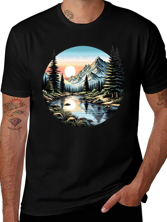 Mountain River Graphic Tee