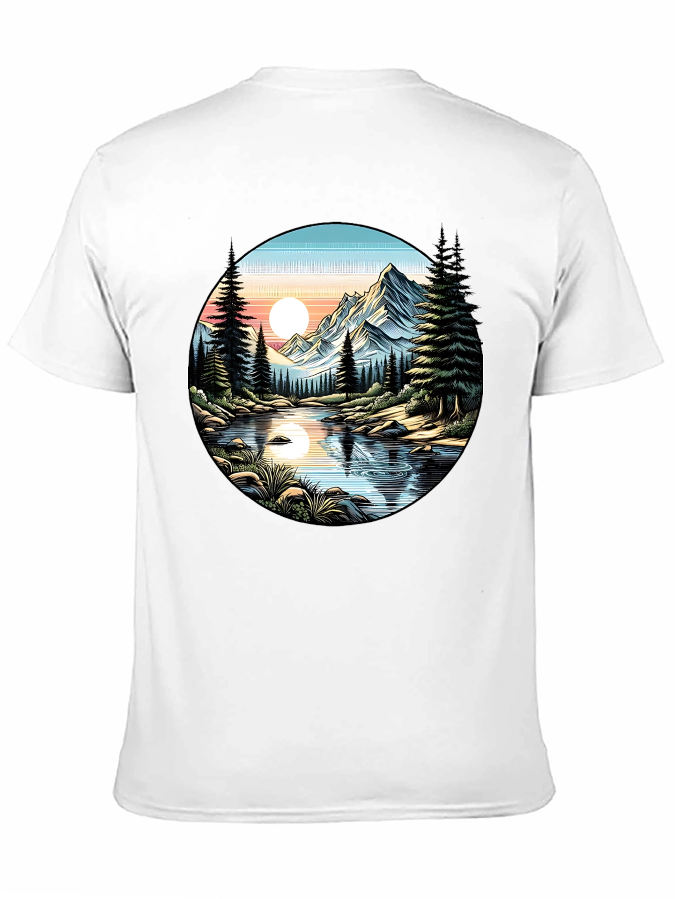 Mountain River Graphic Tee