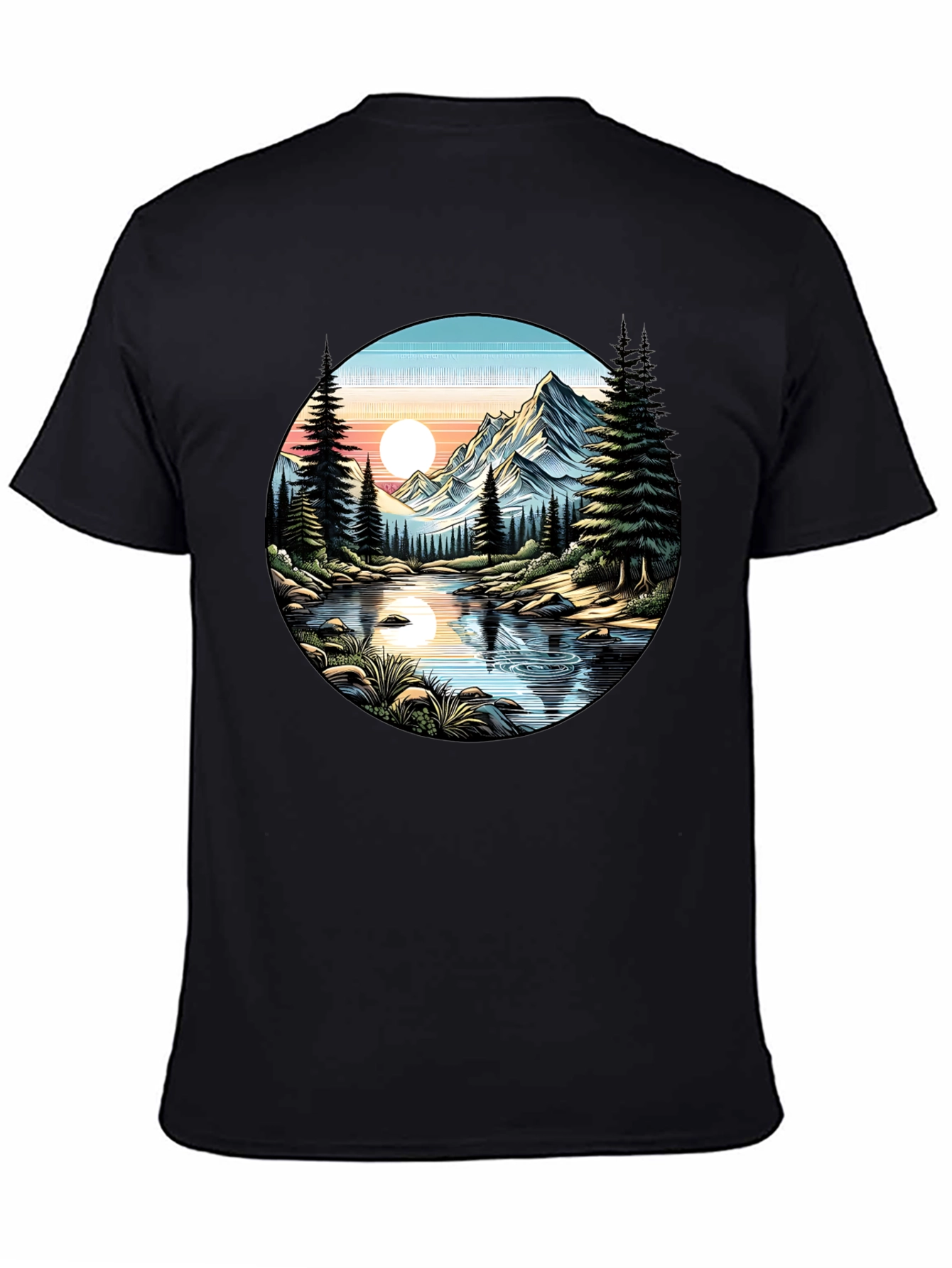 Mountain River Graphic Tee