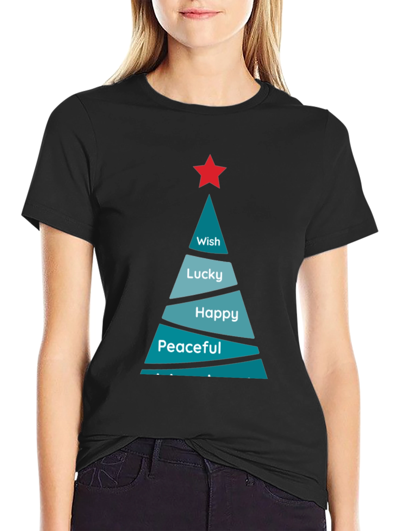 Festive Holiday Wishes Graphic T-Shirt