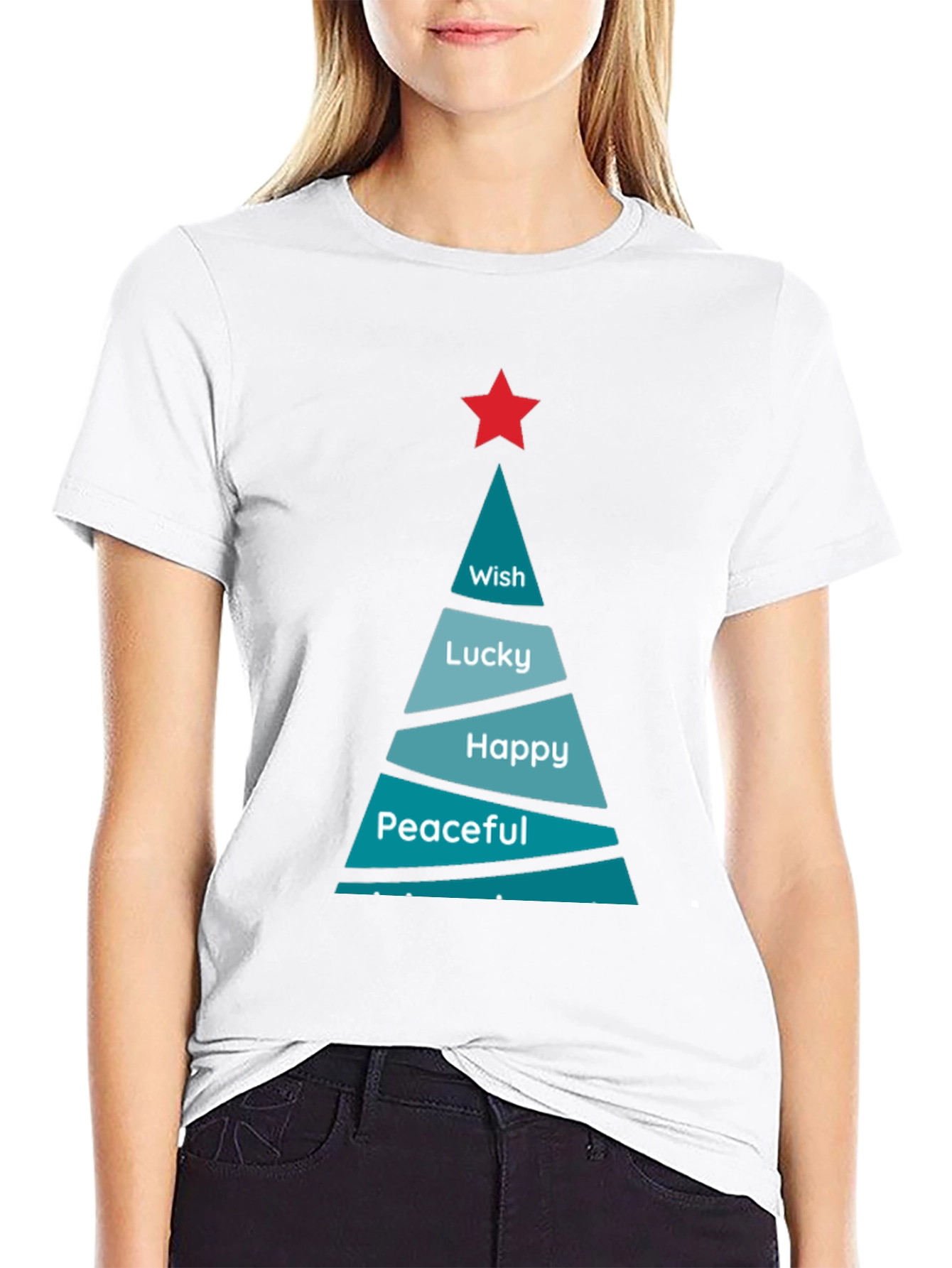 Festive Holiday Wishes Graphic T-Shirt