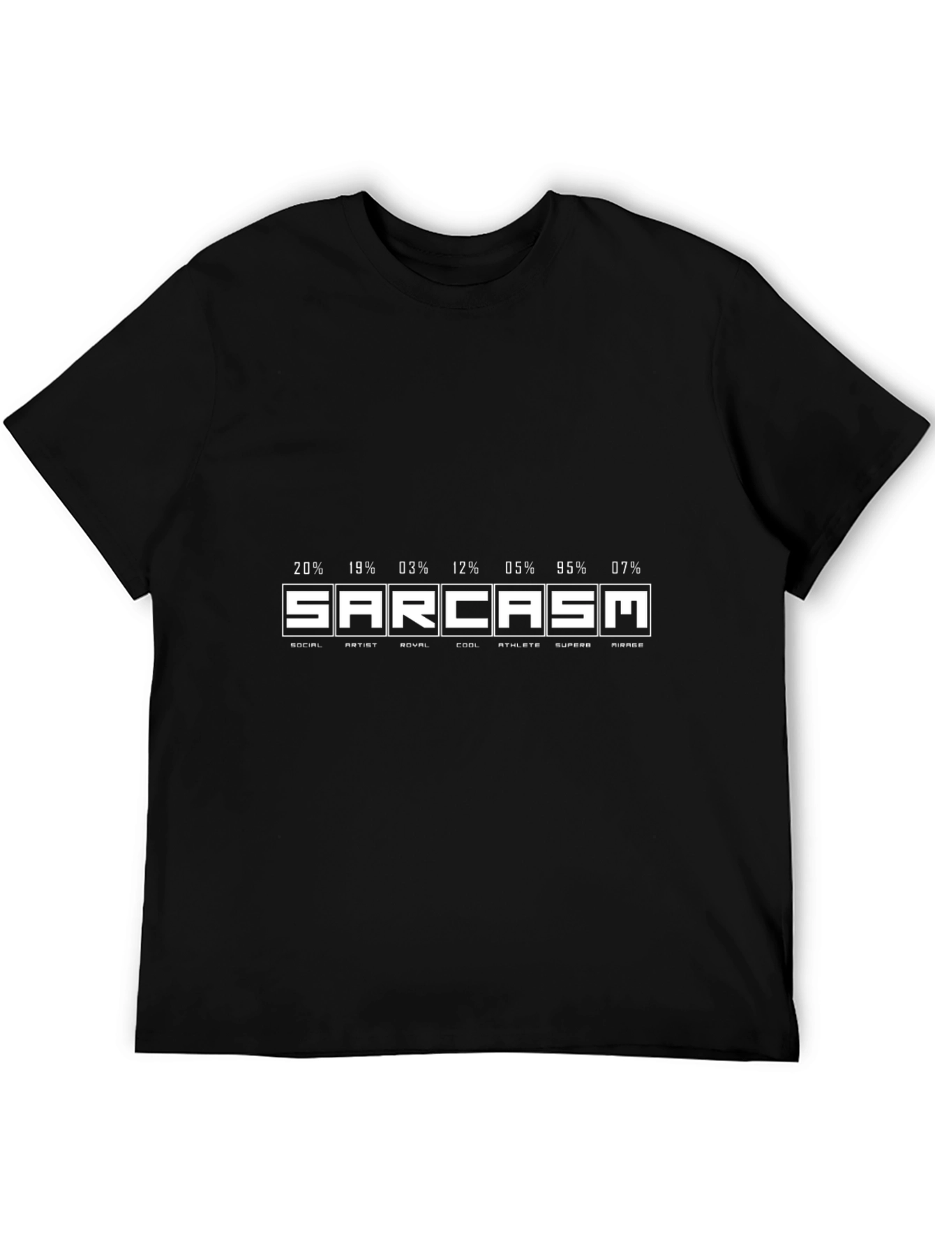 Sarcasm Meter Funny Graphic T-Shirt
