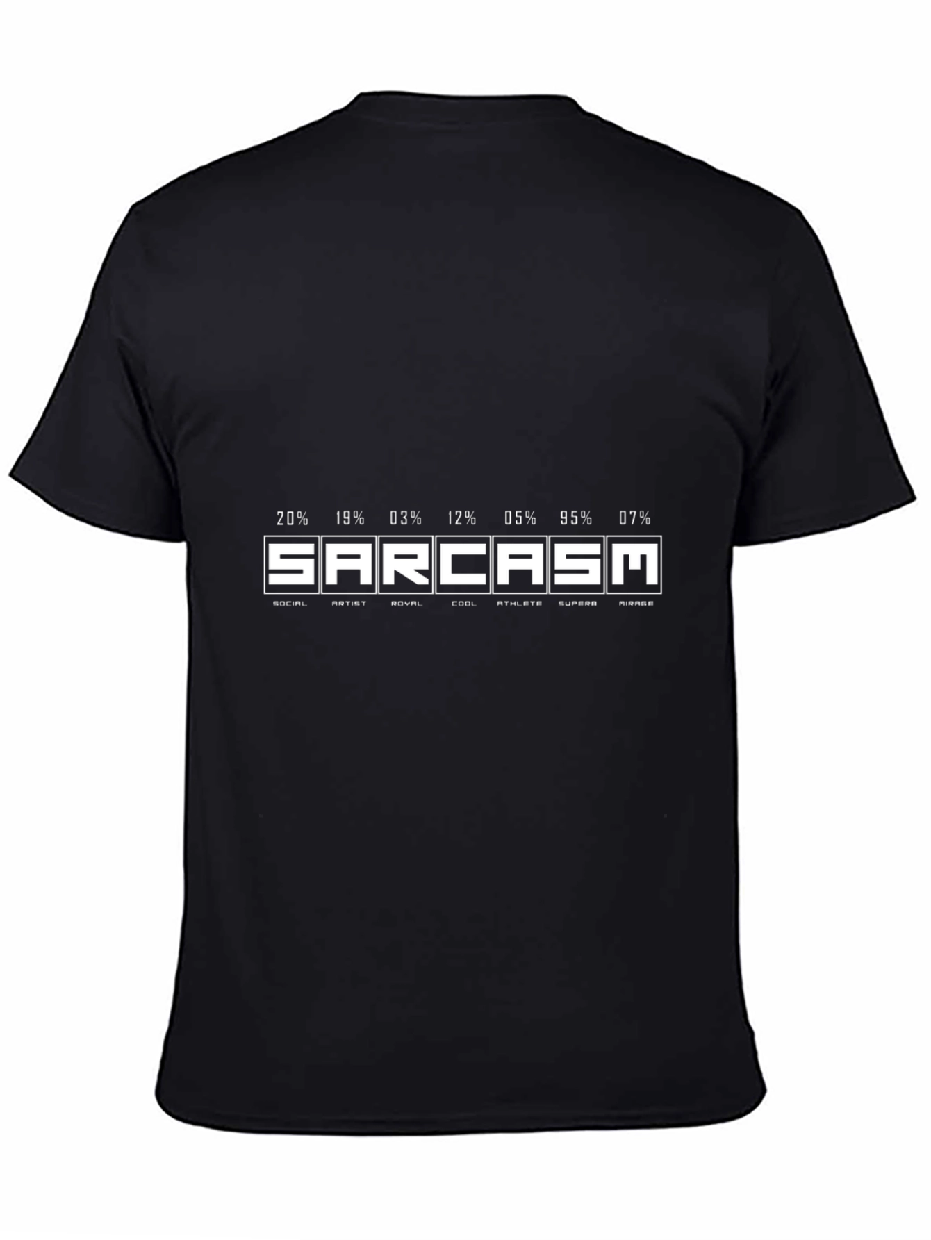 Sarcasm Meter Funny Graphic T-Shirt