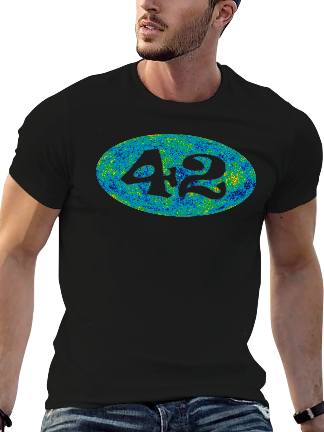 Cosmic 42 T-Shirt - Deep Thought Answer Tee
