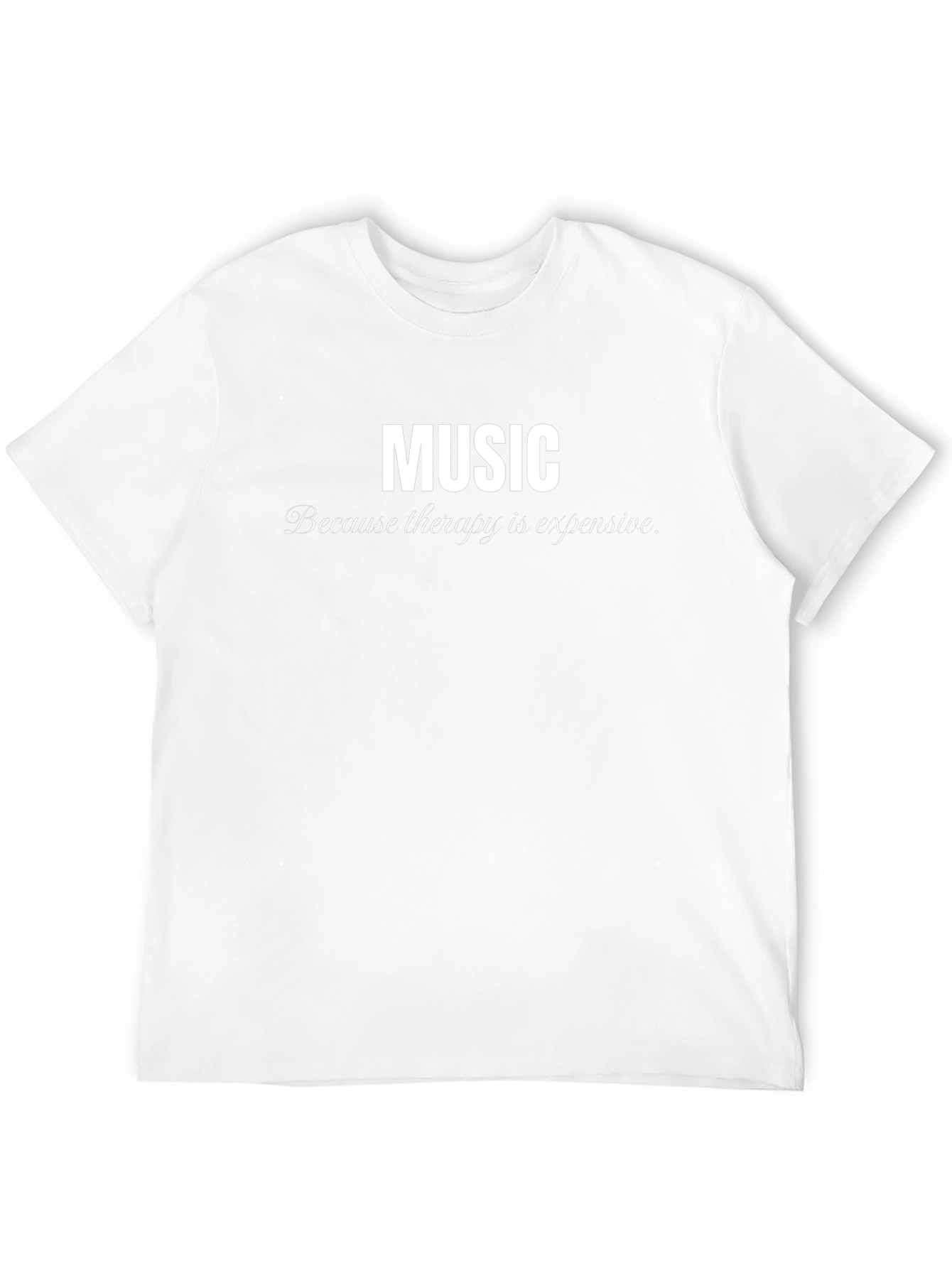 Music Therapy Black T-Shirt