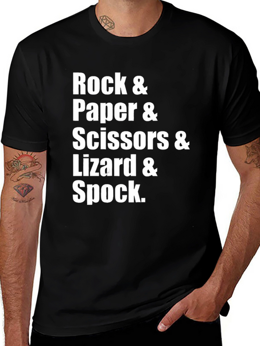 Rock Paper Scissors Lizard Spock T-Shirt