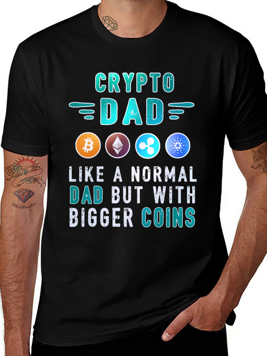 Crypto Dad Black T-Shirt