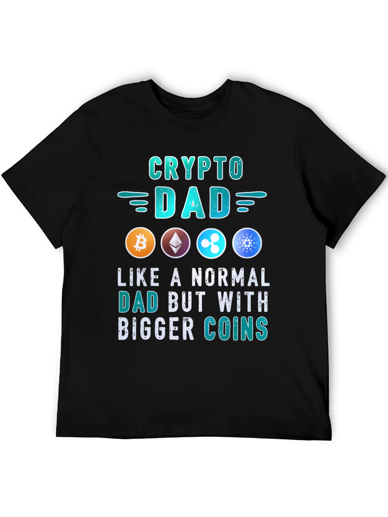 Crypto Dad Black T-Shirt