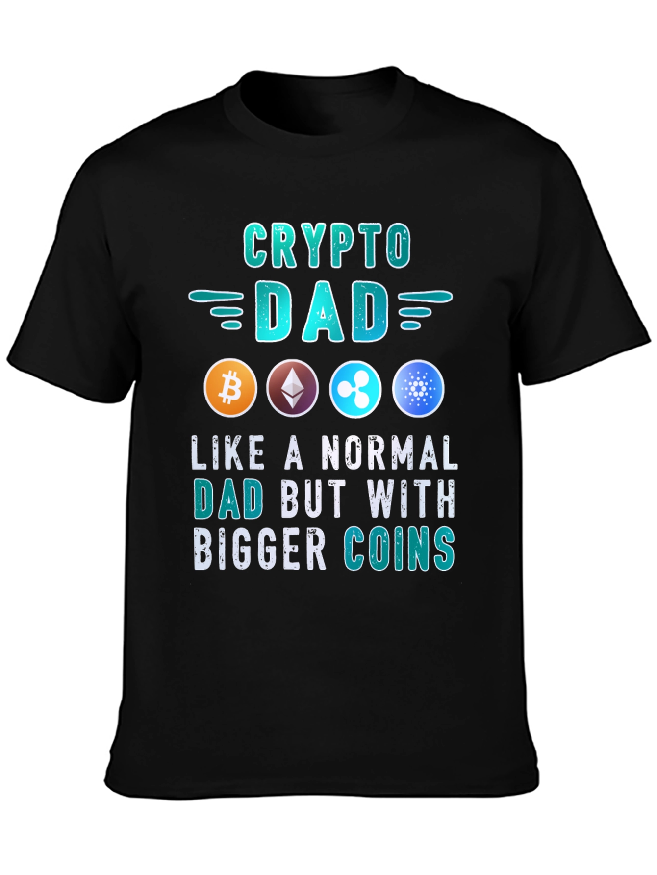 Crypto Dad Black T-Shirt