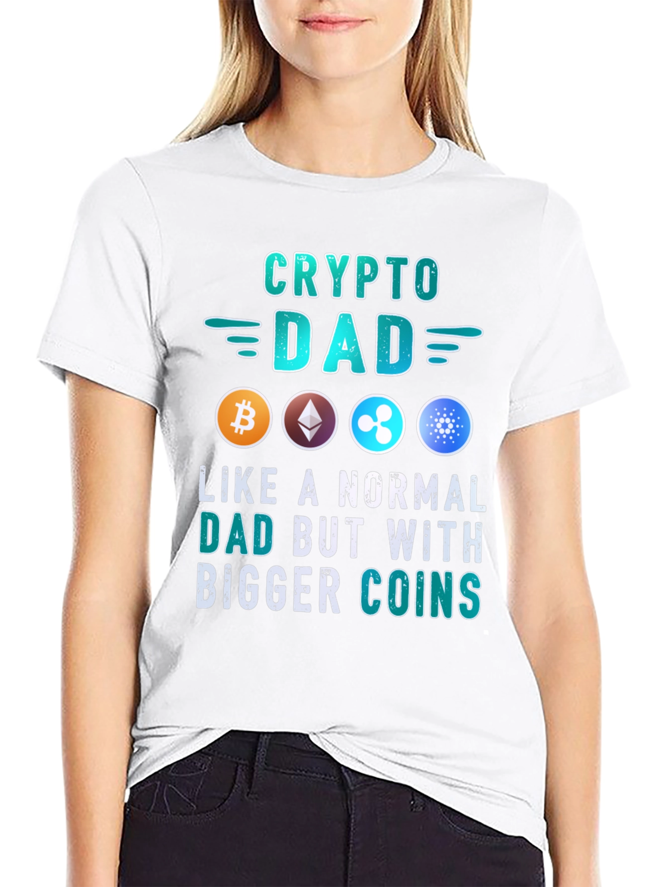 Crypto Dad Black T-Shirt