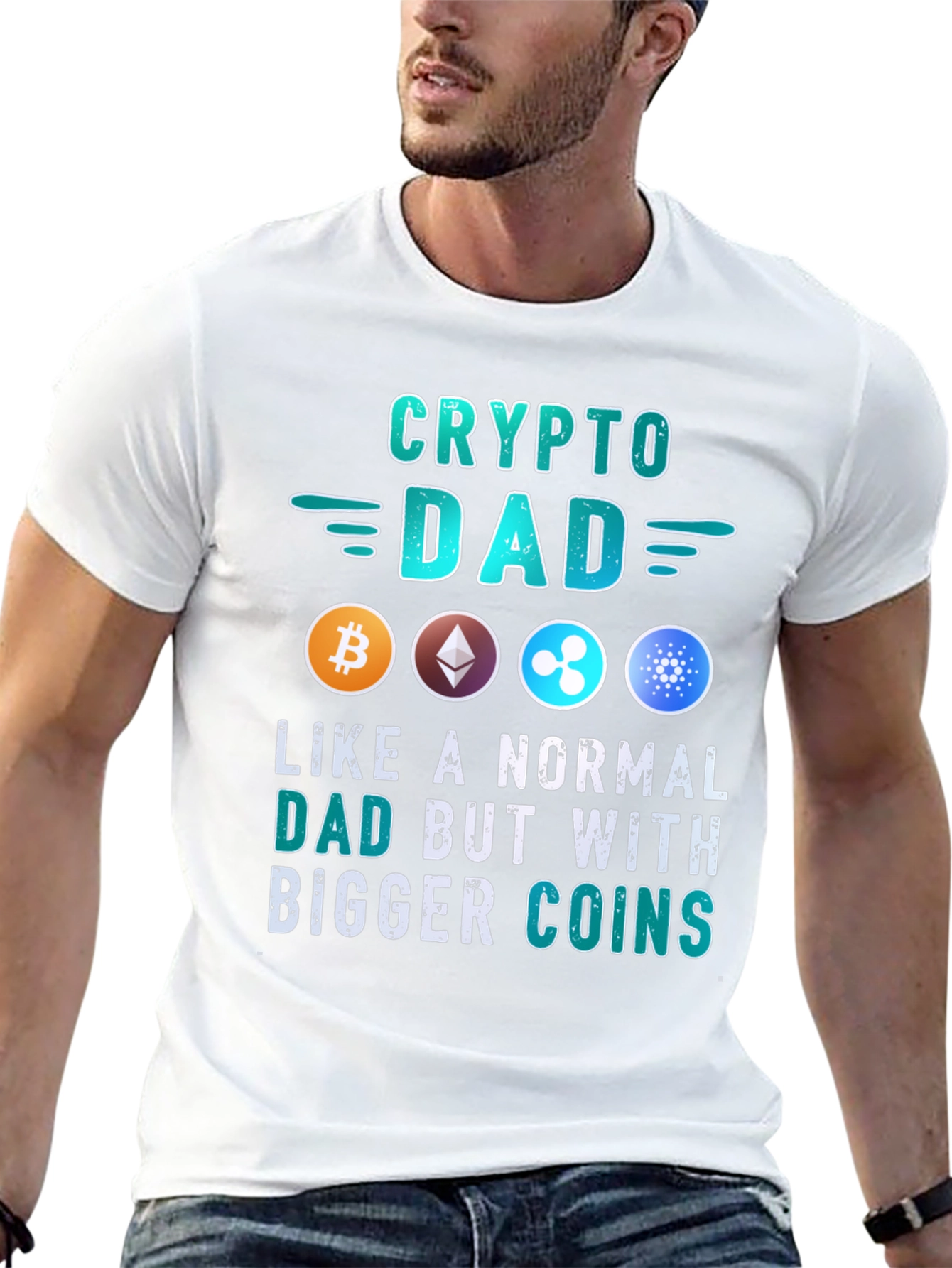 Crypto Dad Black T-Shirt