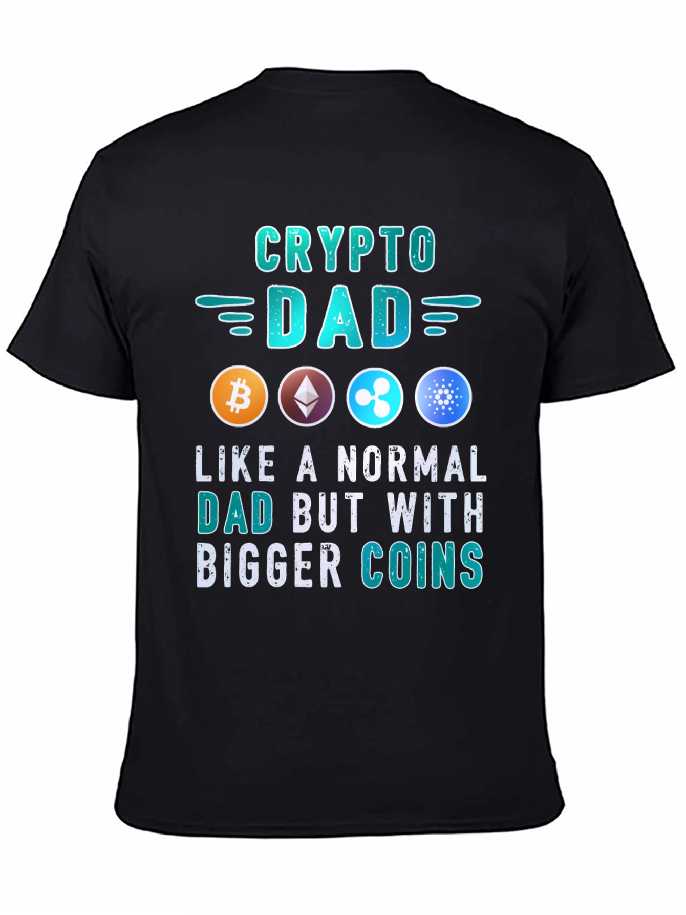 Crypto Dad Black T-Shirt