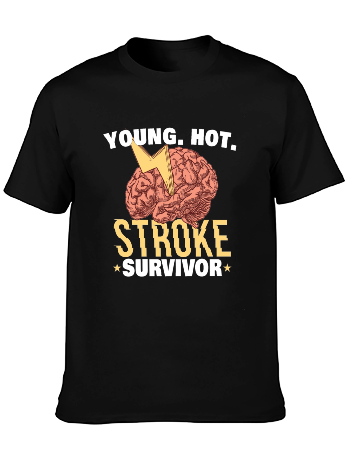 Young Hot Stroke Survivor Graphic T-Shirt